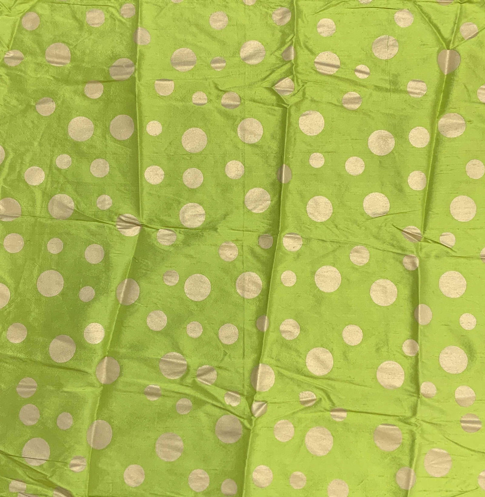 RICHARD FISCHER Green Silk Dot Scarf NWT (1 of 7)