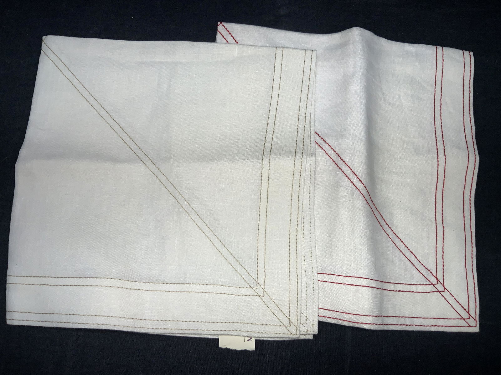 Kim Seybert 100% Linen Table Napkins, NWT (1 of 8)