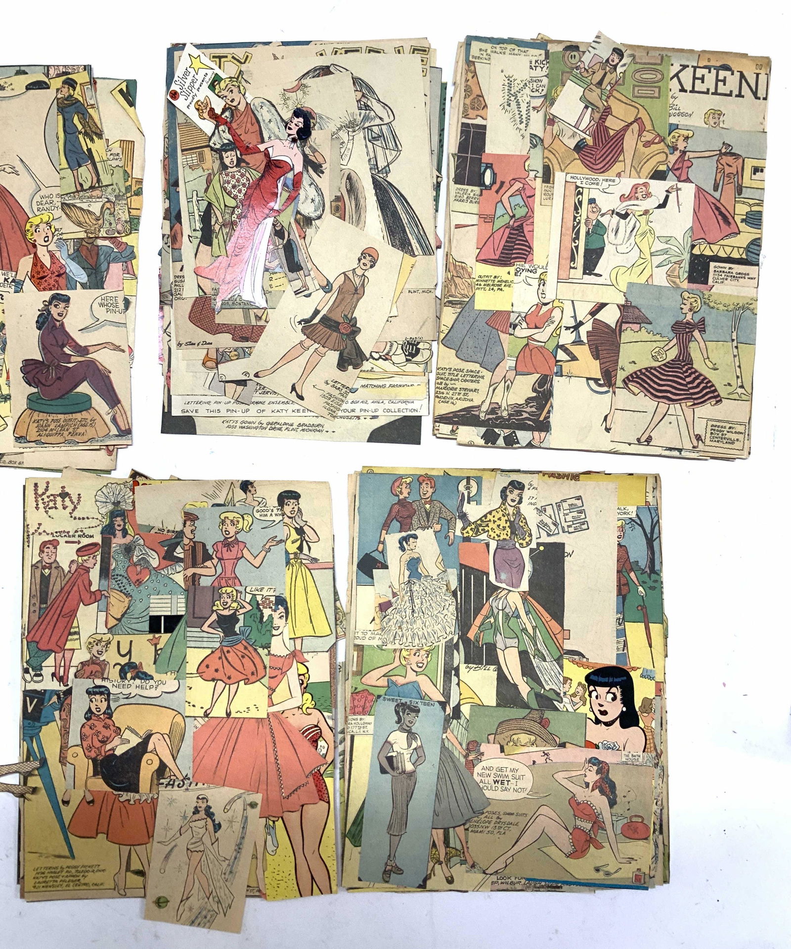 Group Collect Katy Keene Comic Fashion Cutouts (1 of 6)