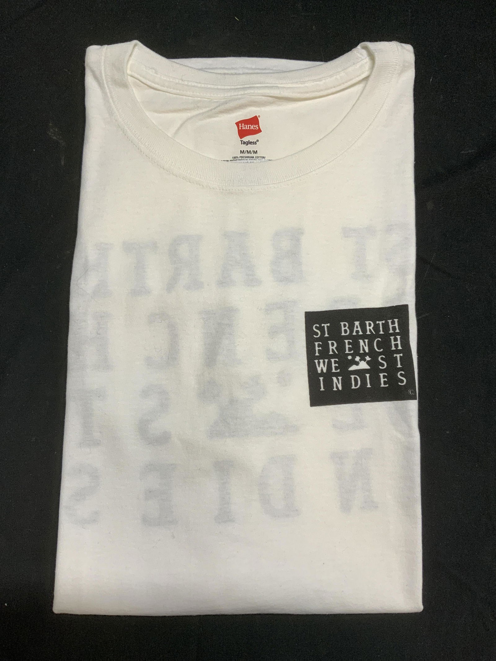Hanes ST BARTH French West Indies Tee Shirt (1 of 6)