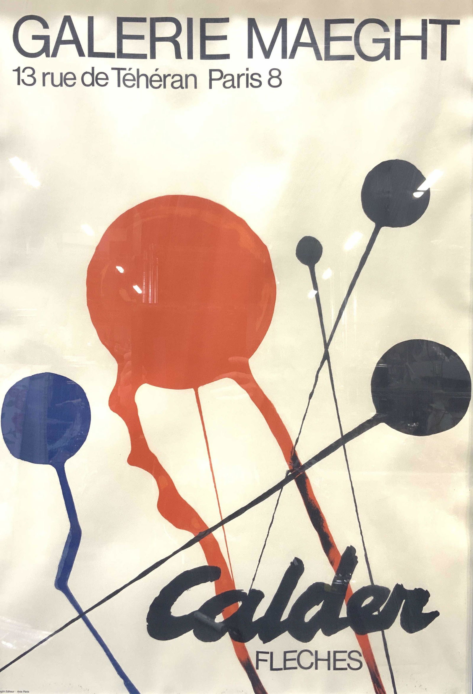 CALDER FLÈCHES Galerie Maeght Exhibit Litho (1 of 13)