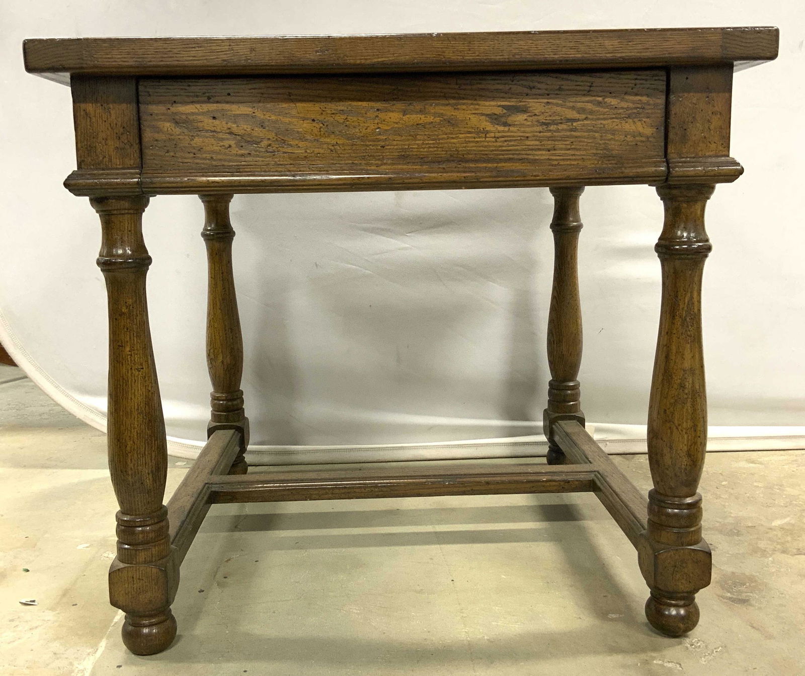 Vintage Carved Wooden Side Table W Drawer (1 of 9)
