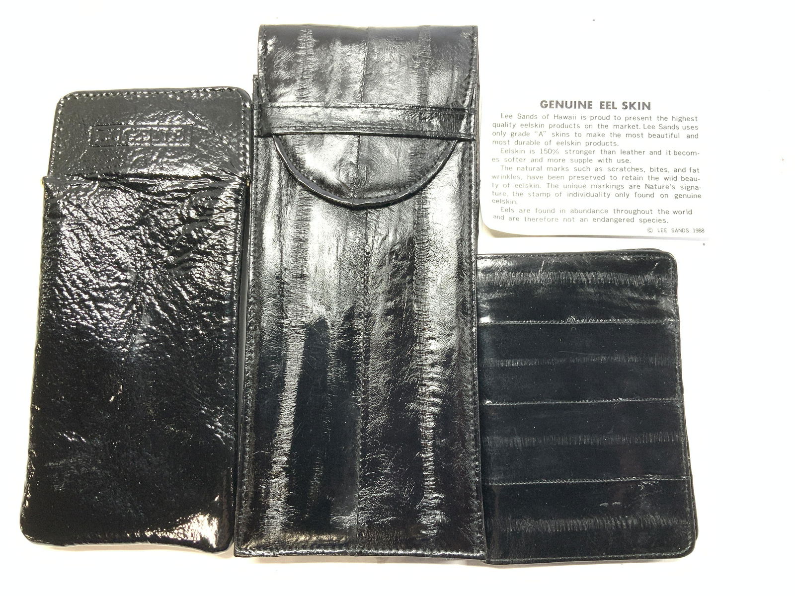 Lee Sands Genuine Eel Skin Eye Glass & ID Case, 3 (1 of 8)
