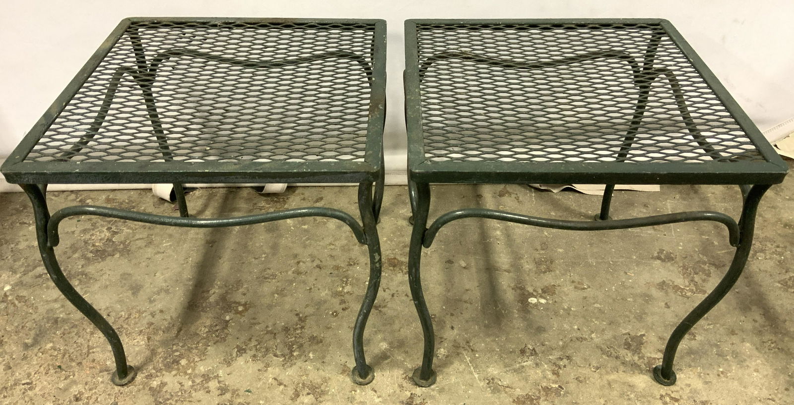 SALTERINI MT VERNON MAPLE LEAF Iron Side Tables (1 of 7)