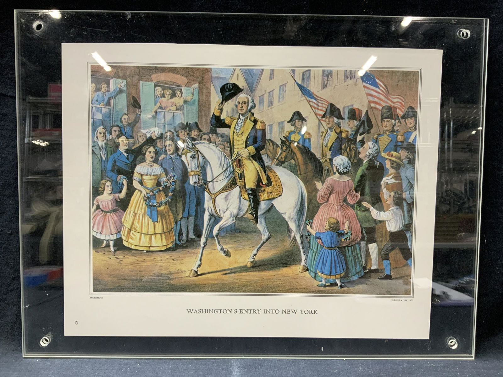 Currier & Ives Double Sided Bookplate In Acrylic (1 of 10)