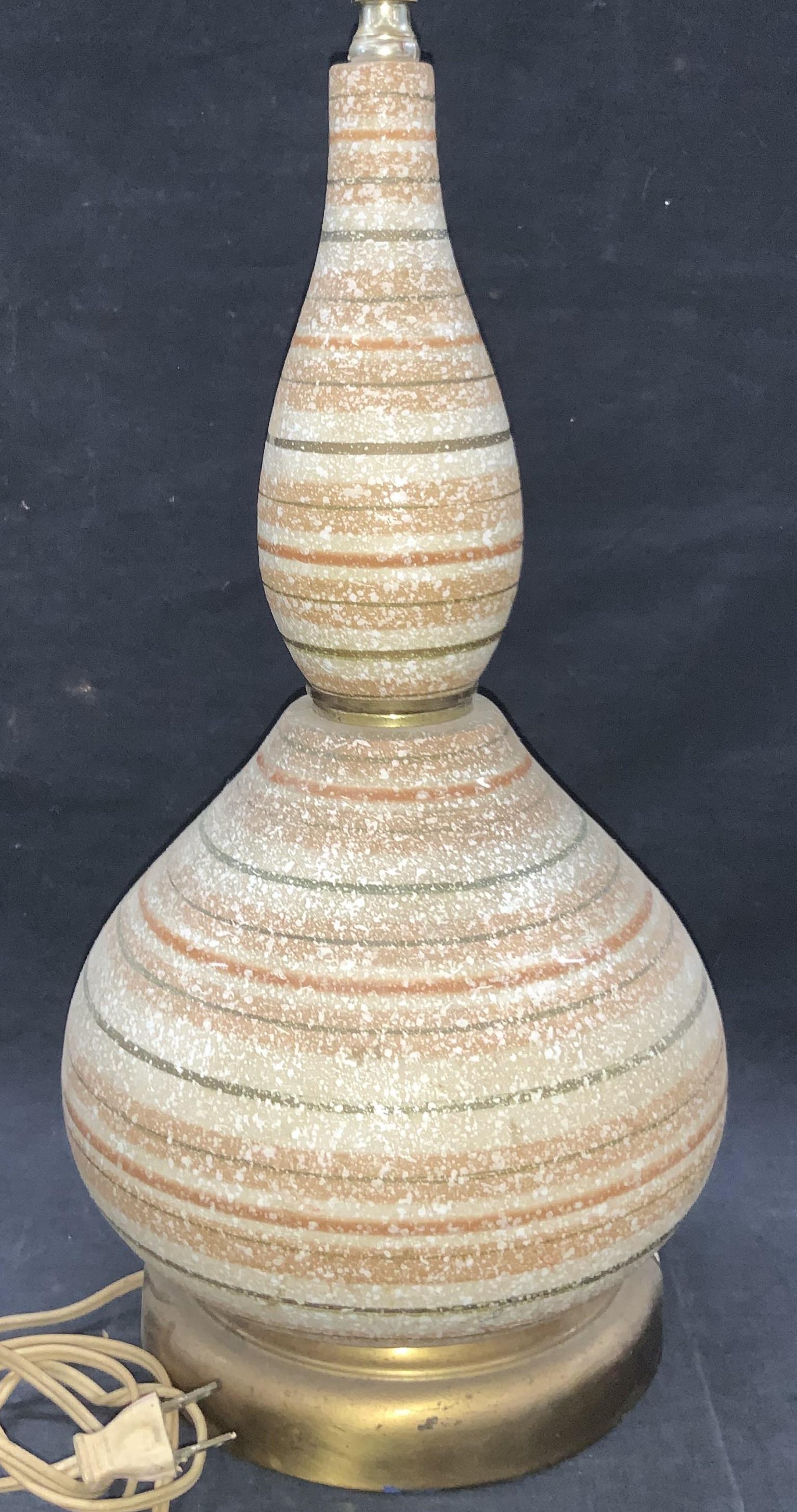 Chatham MCM Ceramic & Brass Table Lamp (1 of 10)