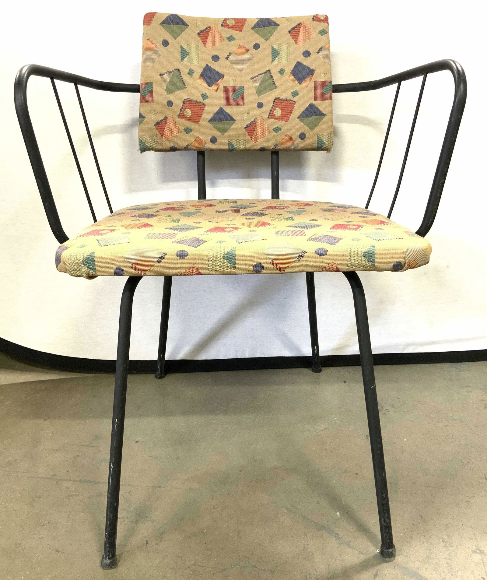 VIKO FURNITURE by BAUMRITTER Metal Armchair C 1950 (1 of 10)