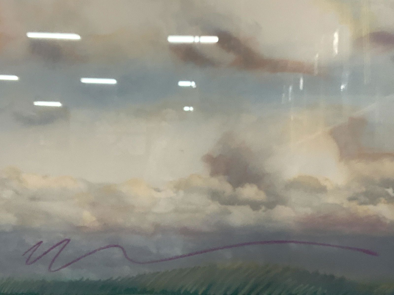 SUSAN SINGLETON Signed Silk Screen Landscape (1 of 12)