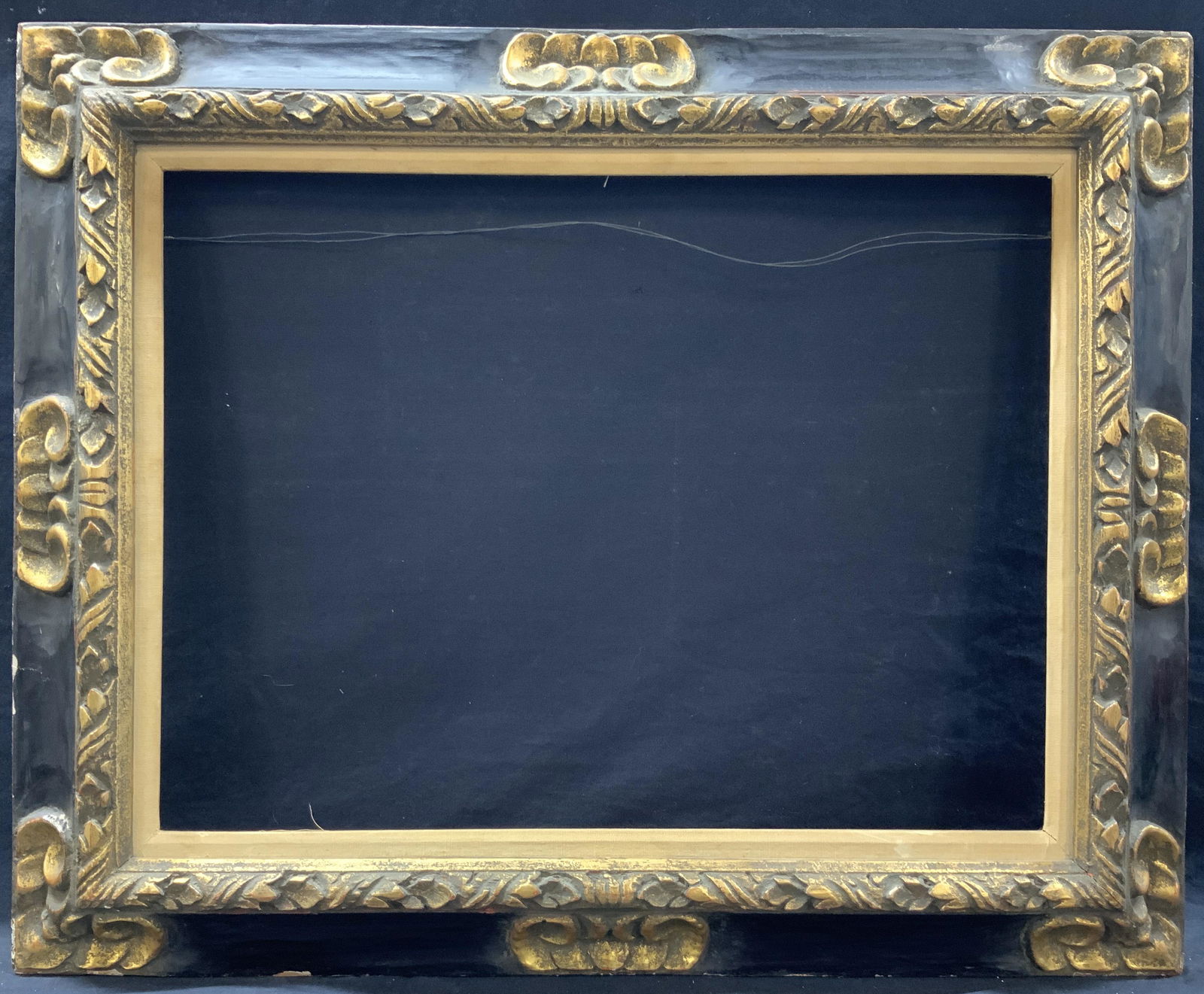 Hand Carved Wooden & Gold Metal Leaf  Gilt Frame (1 of 10)