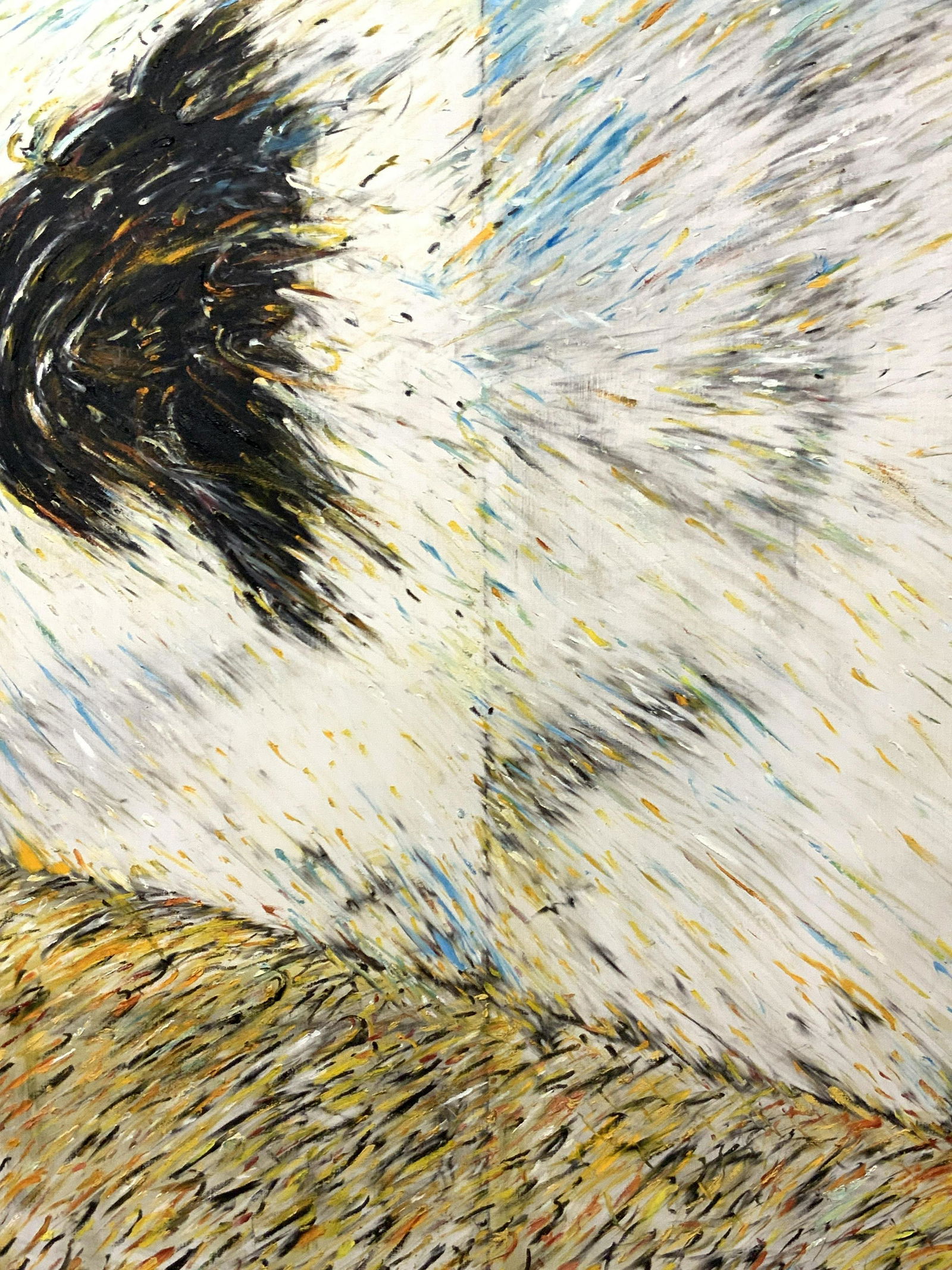 XL Michael Robbins Signed Abstract Painting (1 of 9)