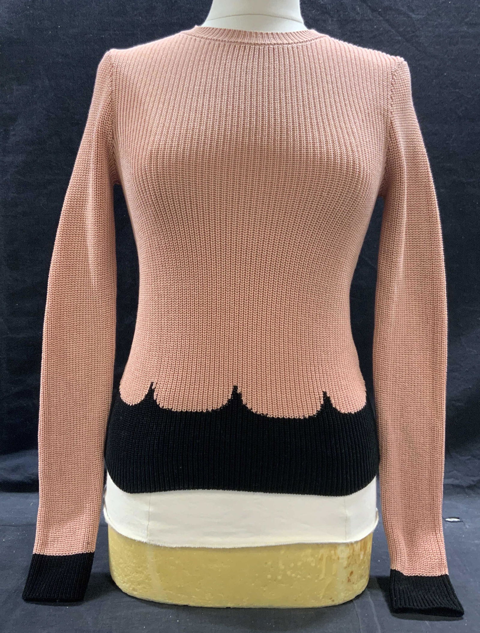 RED VALENTINO Pink Cotton Sweater, Italy (1 of 7)