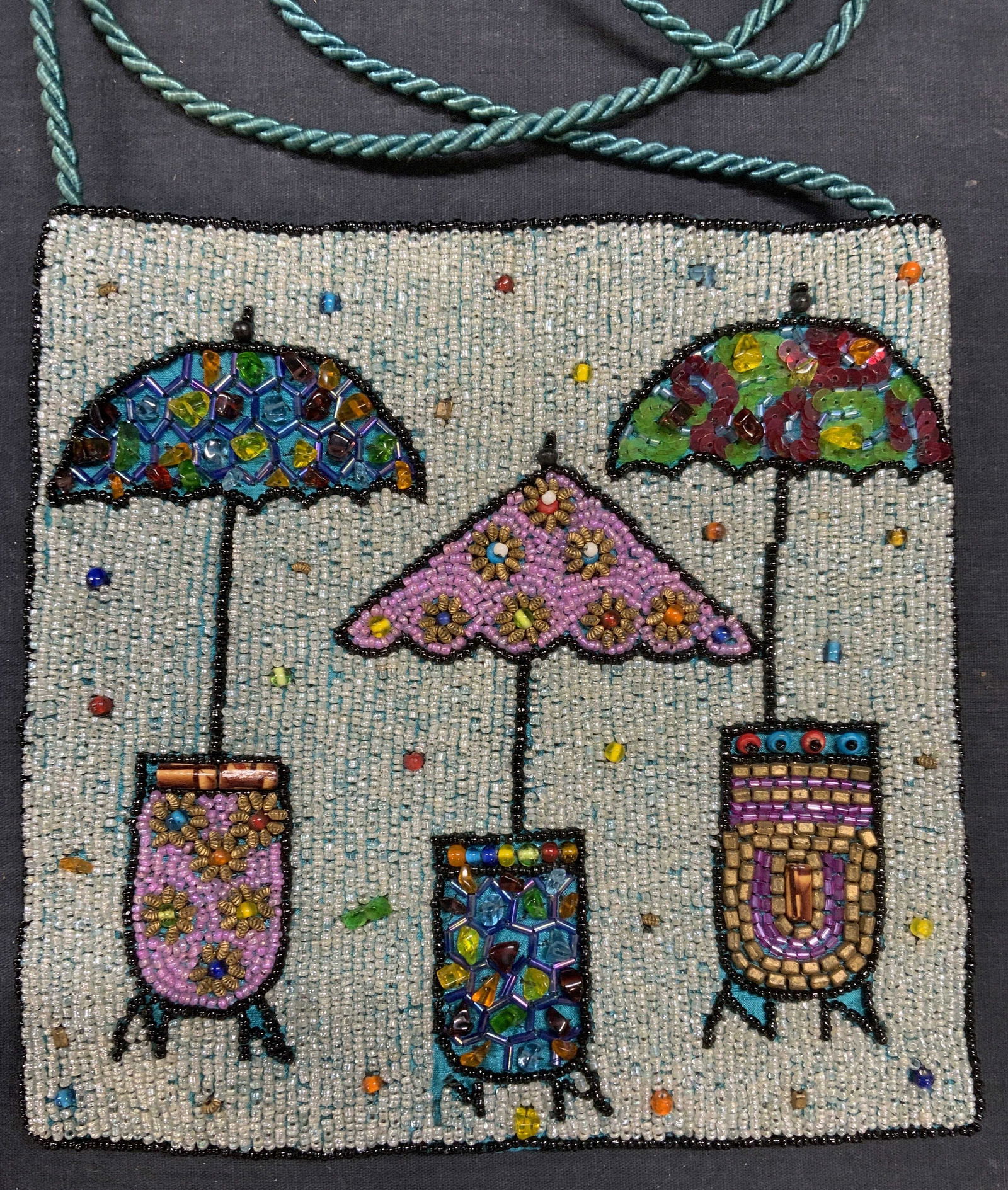 Vintage Beaded Lounge Chair Handbag (1 of 7)