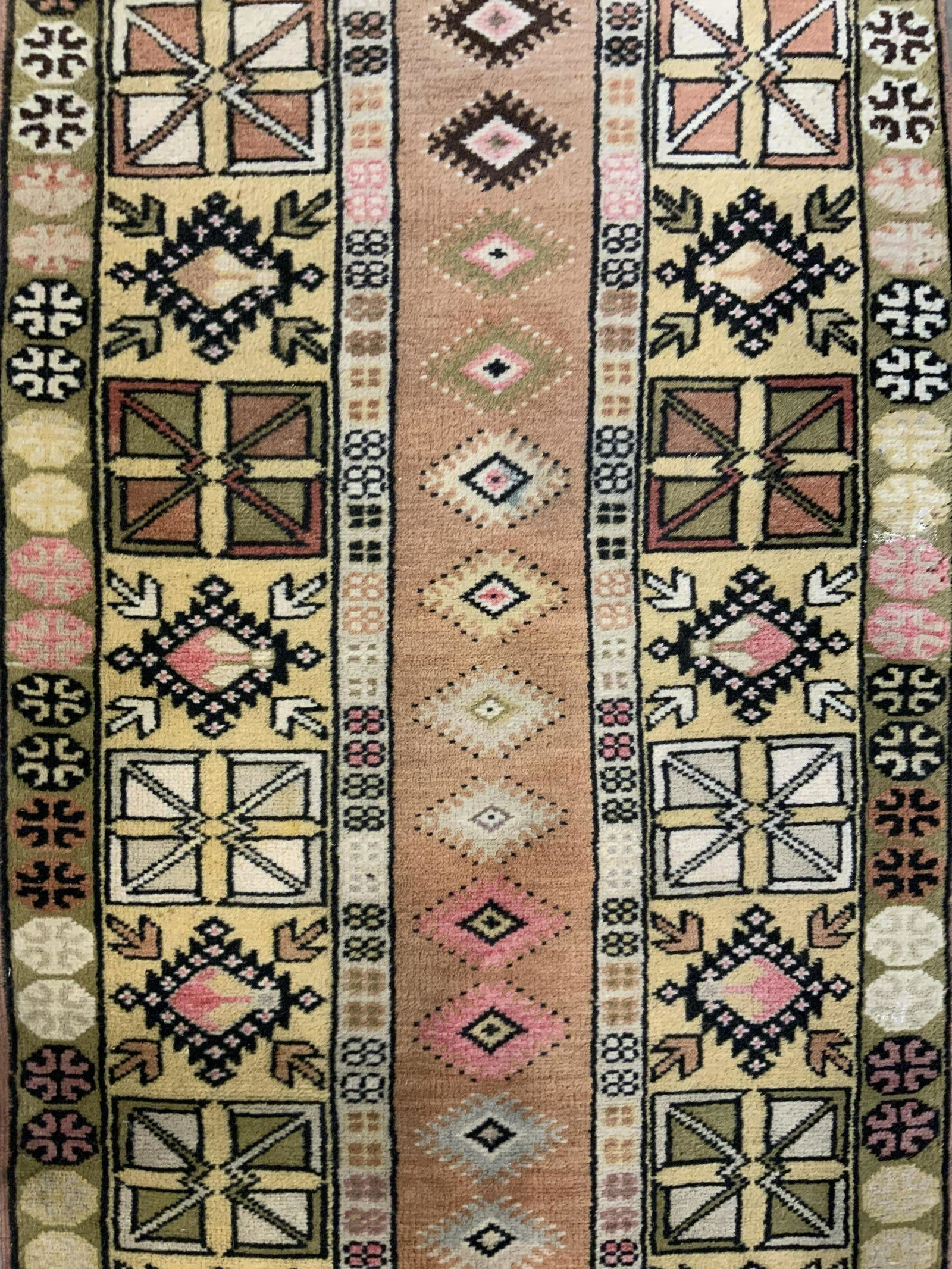 Vintage Handmade Turkish Wool Runner (1 of 7)