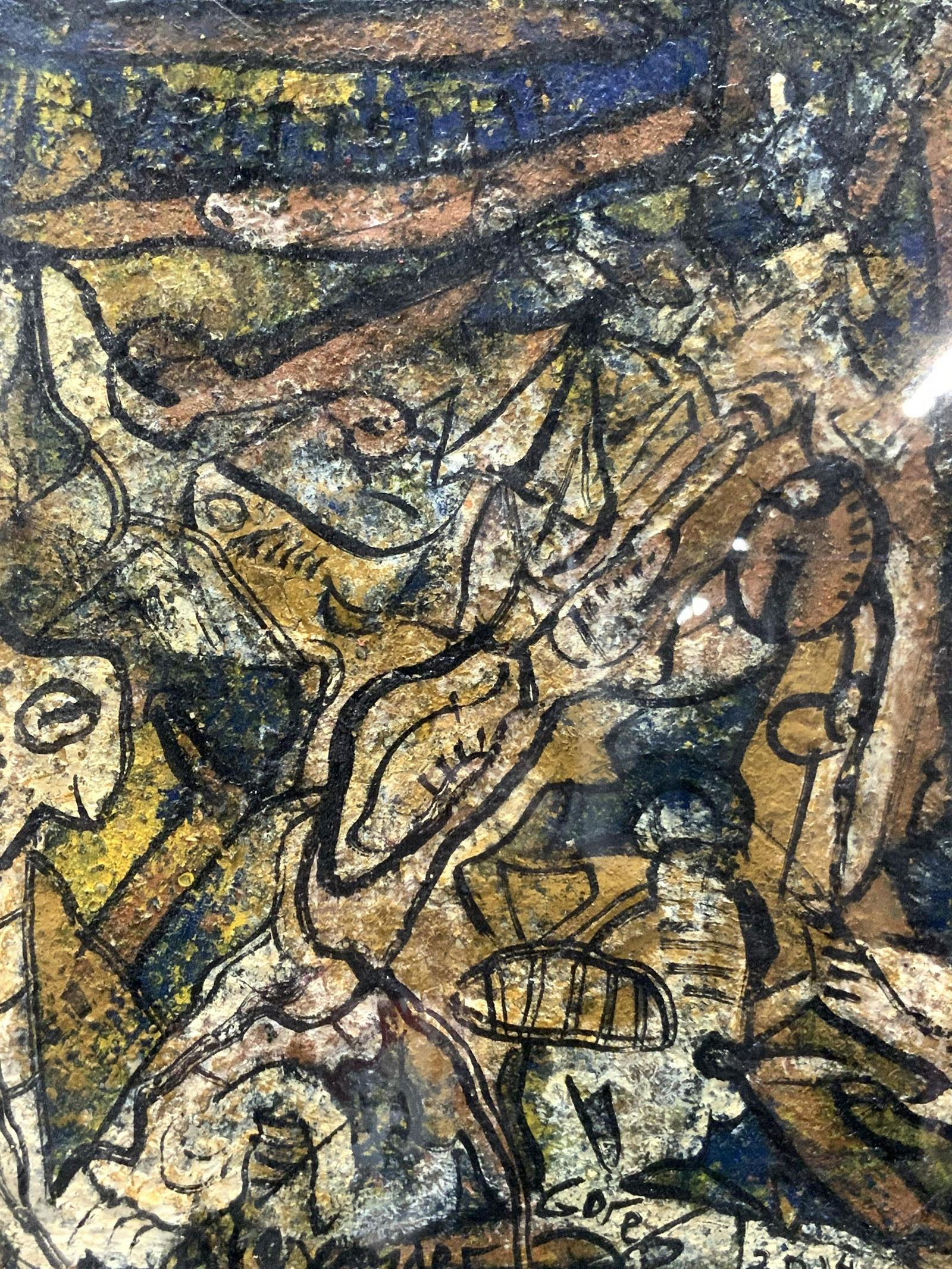 ALEXANDER GORE Signed Oil On linen Abstract Art (1 of 12)