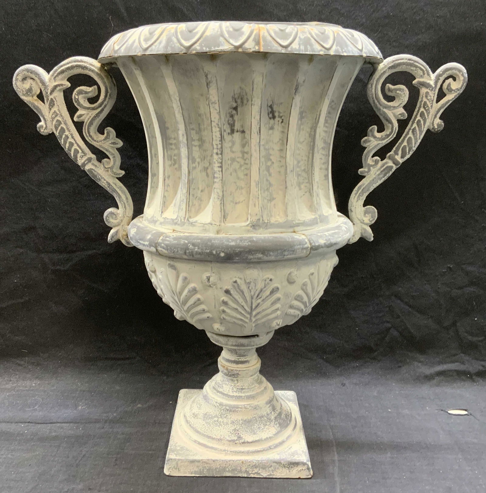 Vintage Metal Spelter Urn Planter (1 of 8)