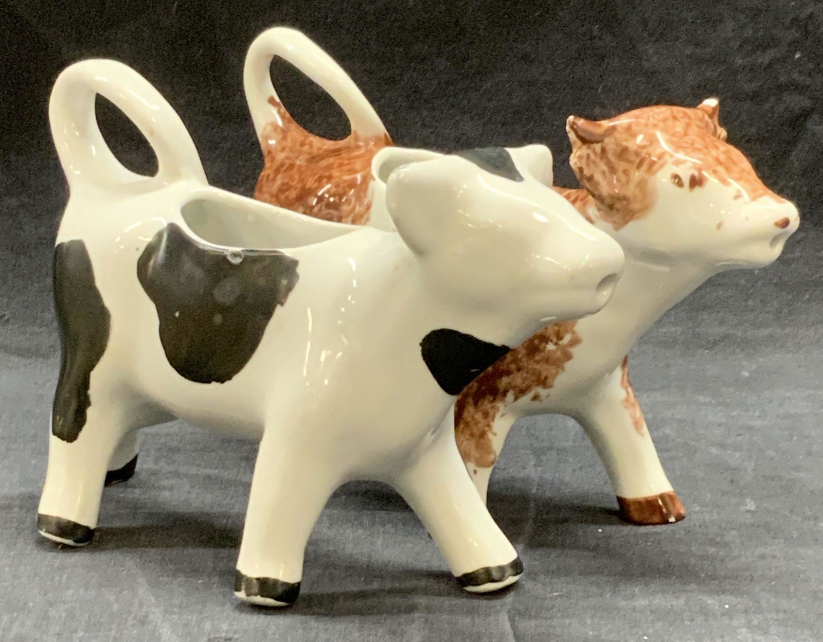 2 Porcelain Cow Figural Creamers, France more (1 of 6)