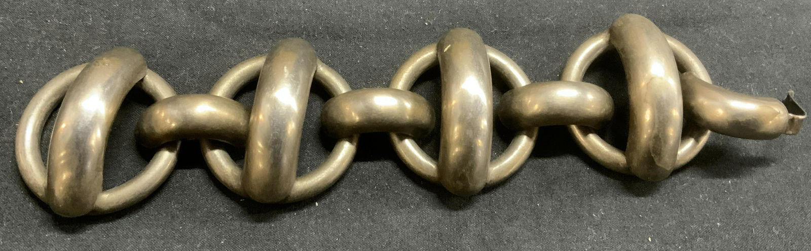 Chunky Silver Tone Bracelet, Jewelry (1 of 6)