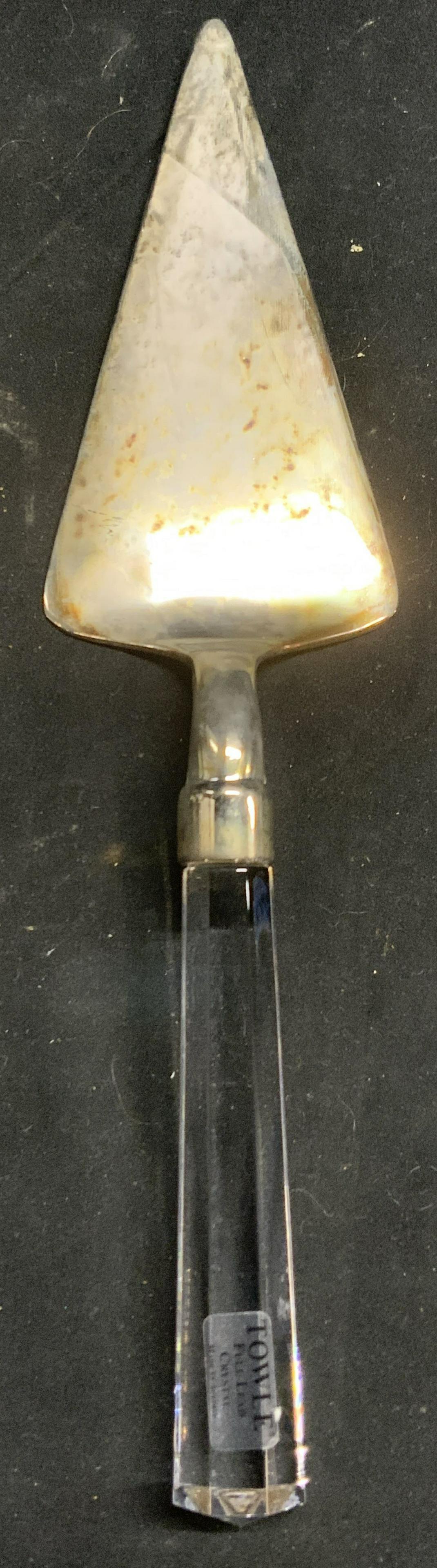 TOWLE Crystal & Silver Plated Cake Server (1 of 7)