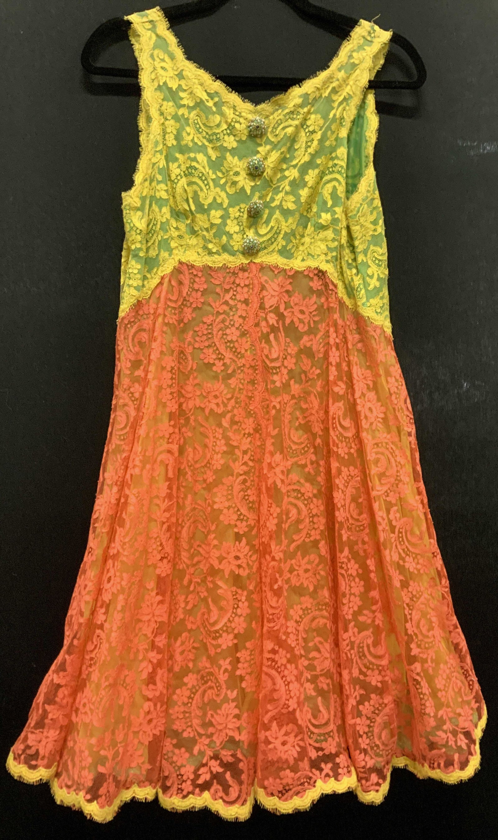 MC Multi Color Lace MIDI Dress w Bolero Jacket (1 of 9)