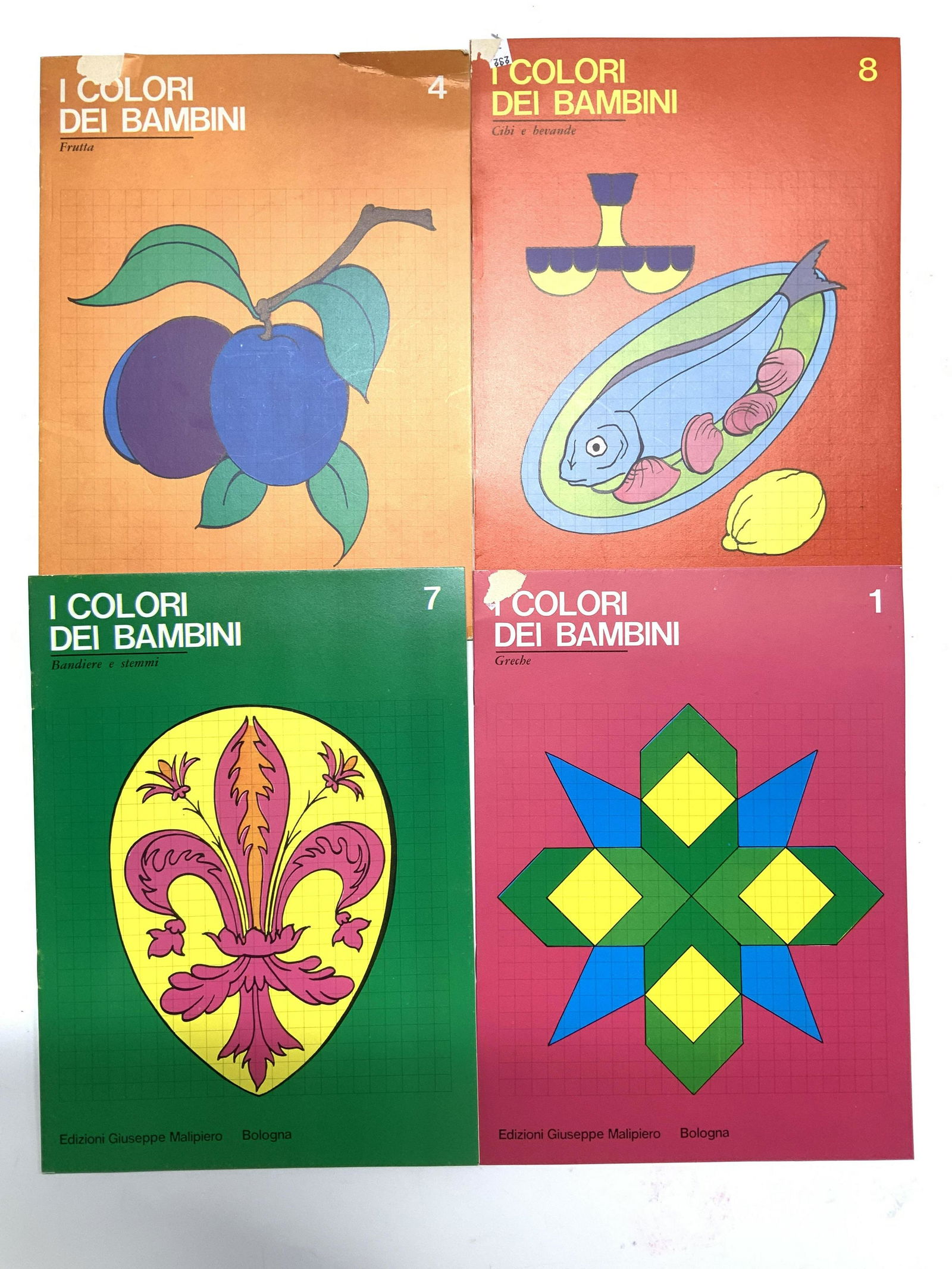 Grp 4 Retro Italian Stencil Pattern Books (1 of 6)