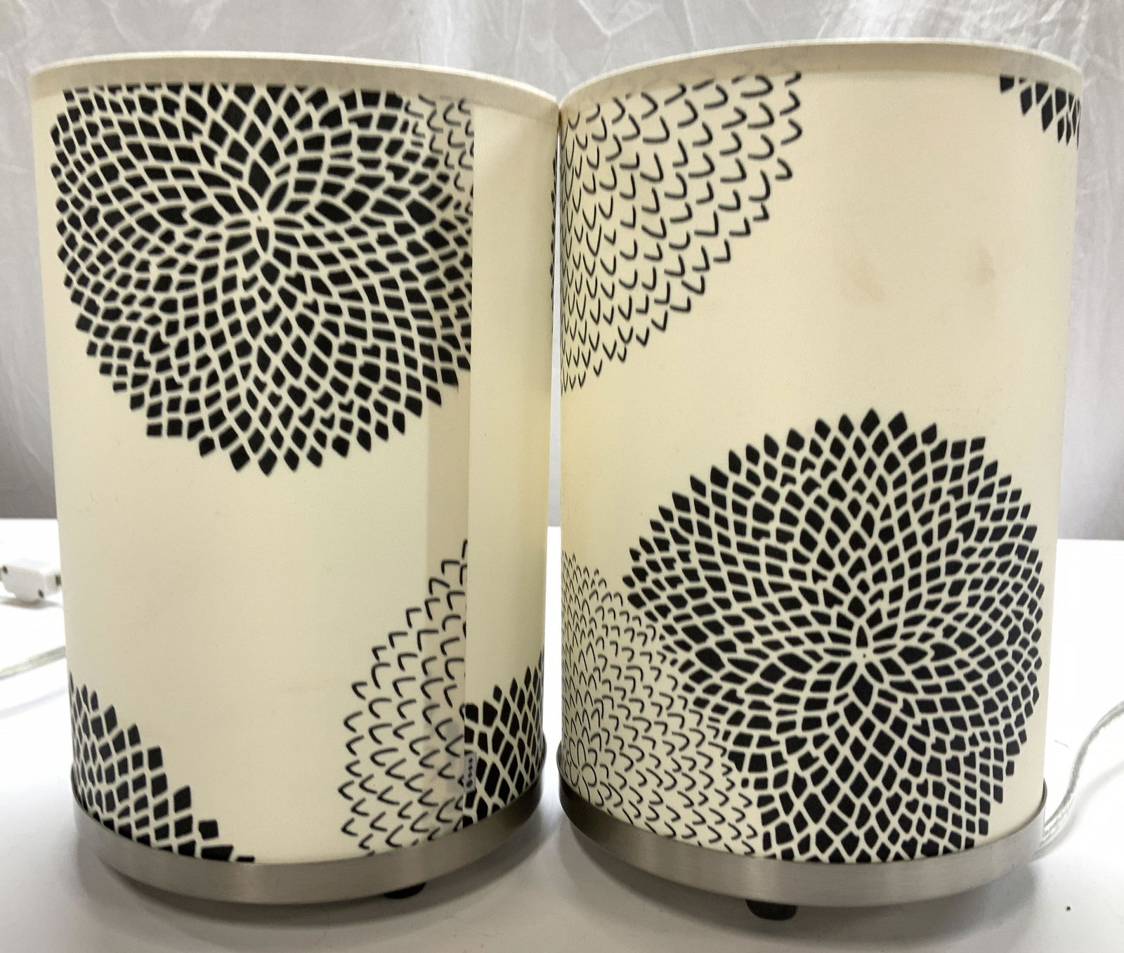 Pair Side Table Cylinder Shade Lights (1 of 8)