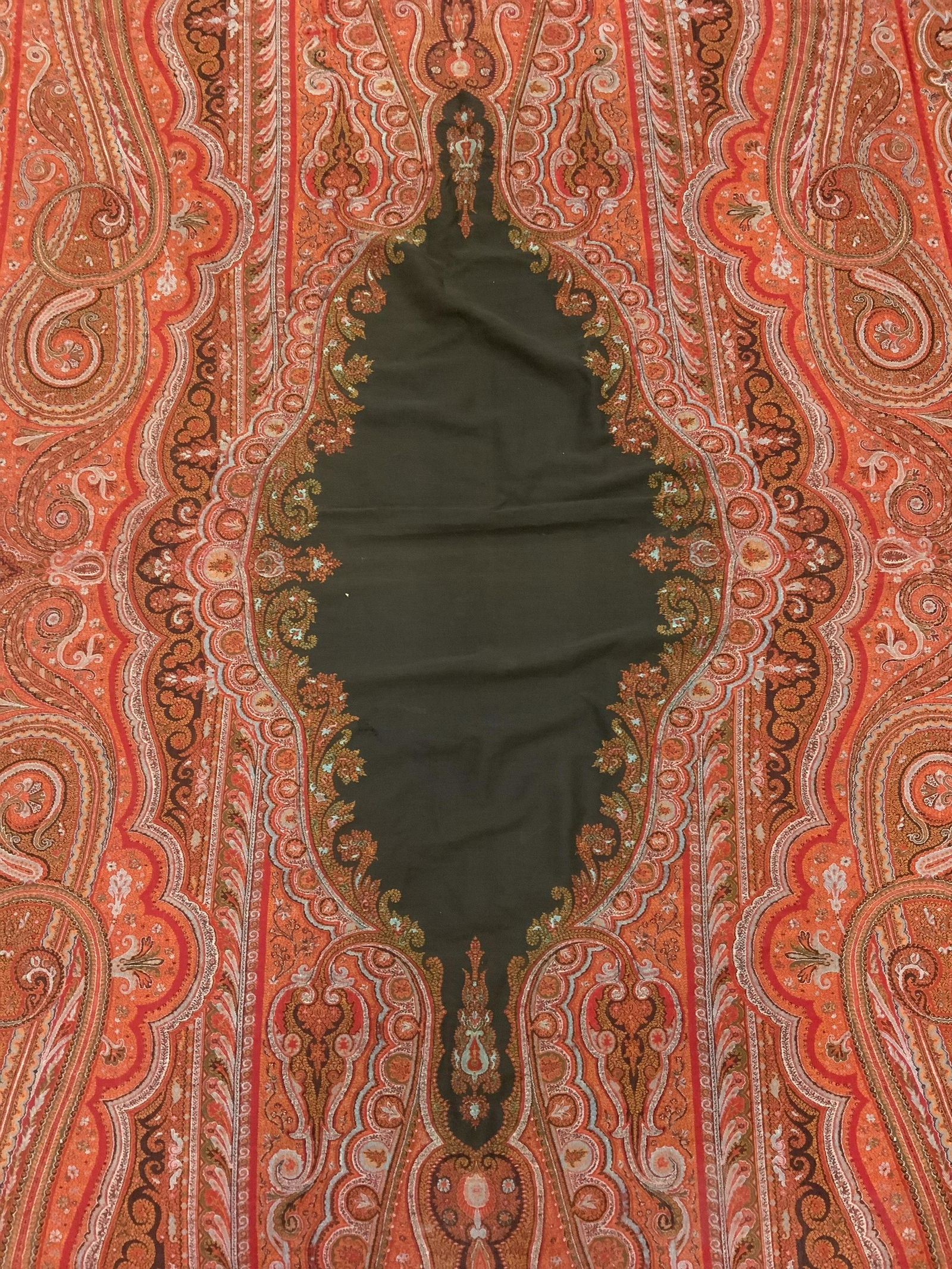 Vintage Paisley Woven Piano Shawl (1 of 7)