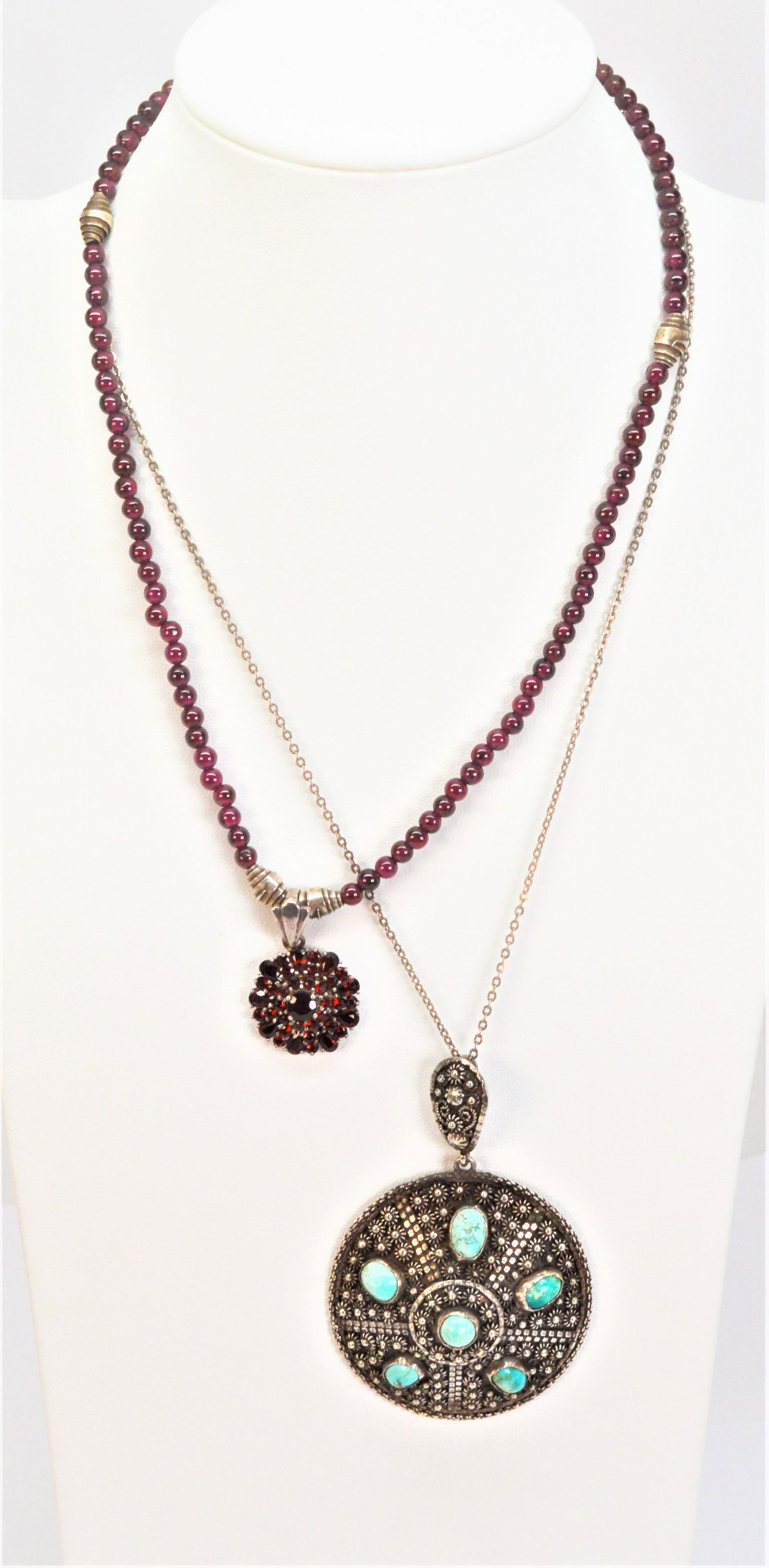 Sterling silver necklaces (1 of 3)