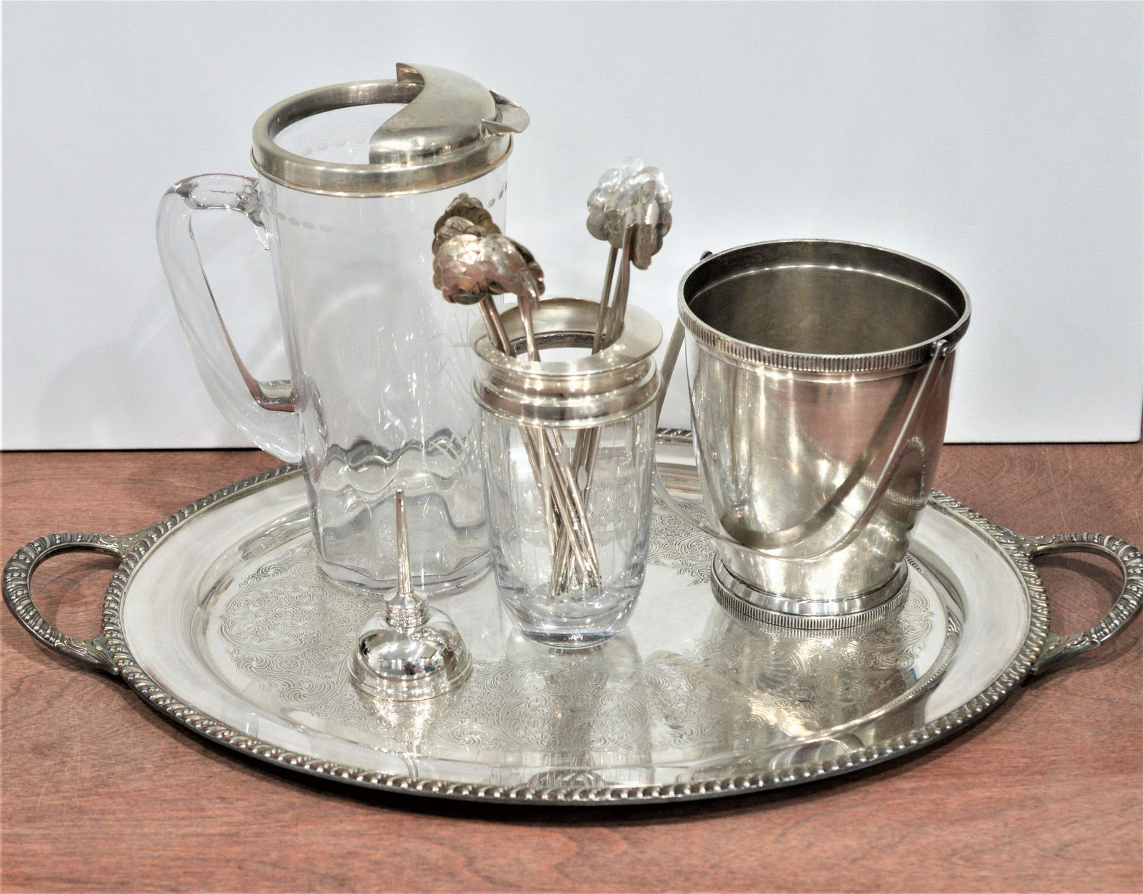 Tiffany, Aurea, Apollo Rice MidCentury Barware Lot (1 of 9)