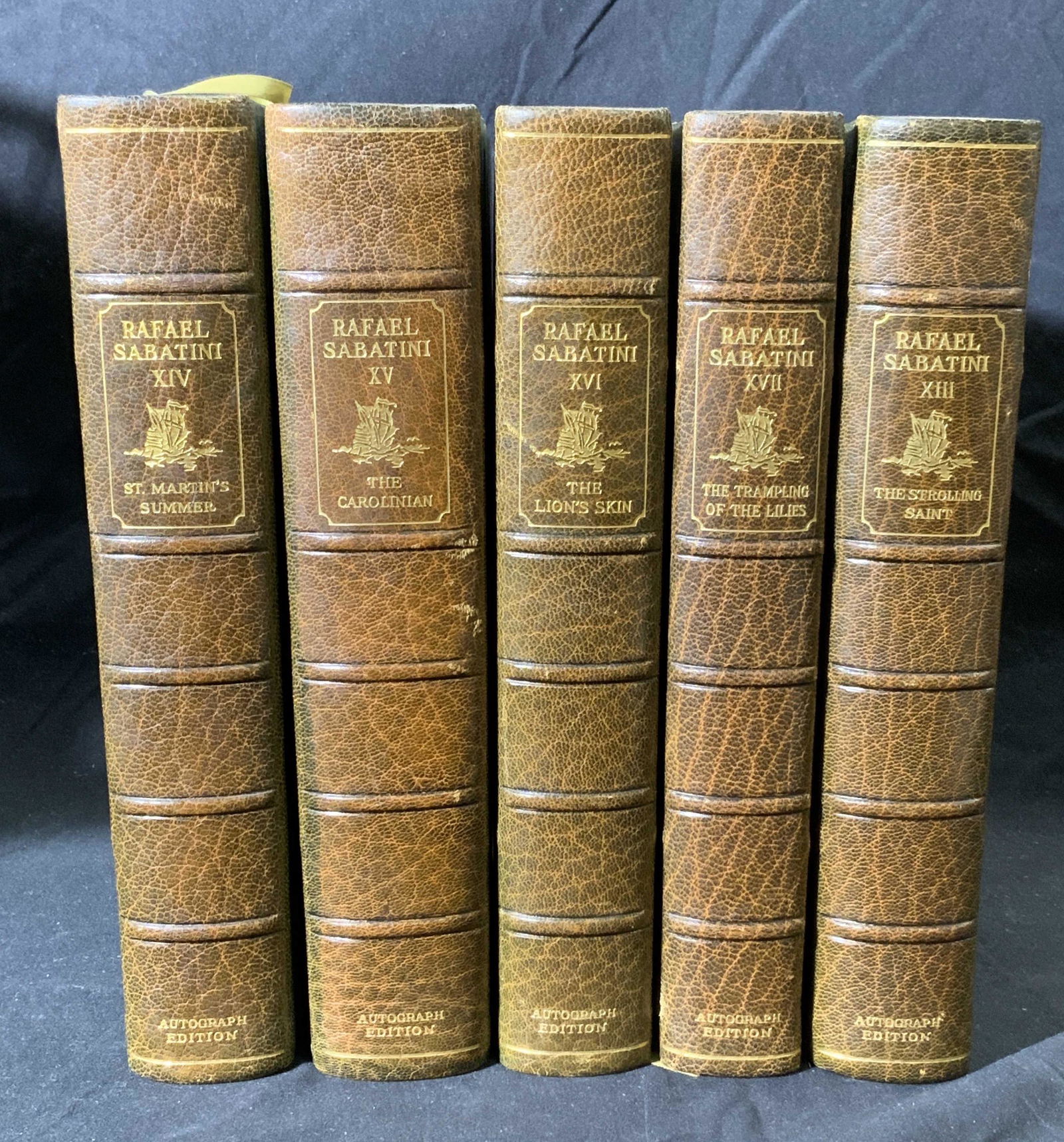 RAFAEL SABATINI 5 Autograph Edition Books (1 of 15)