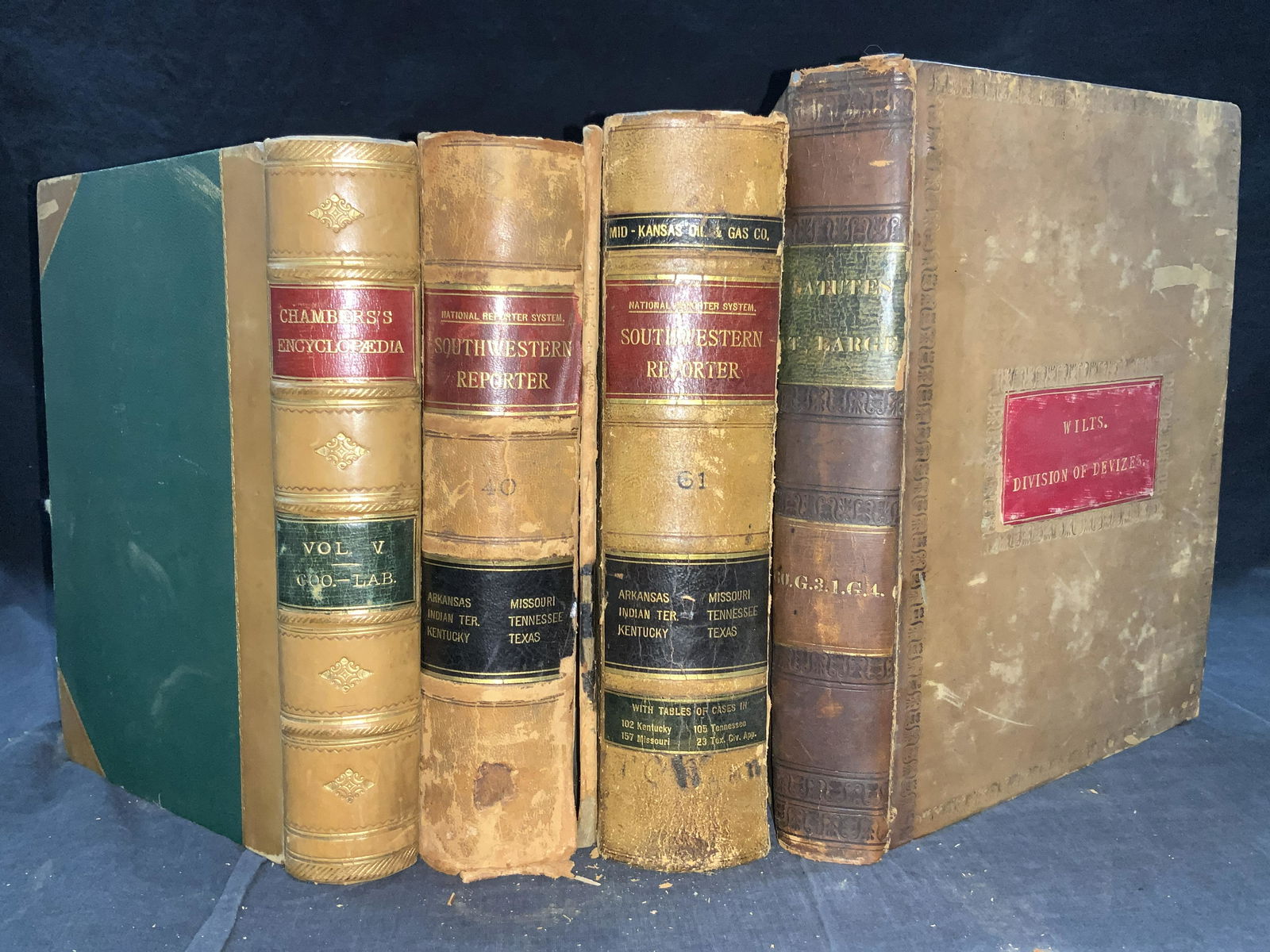 4 Antique Hardcover Encyclopedias & More (1 of 14)