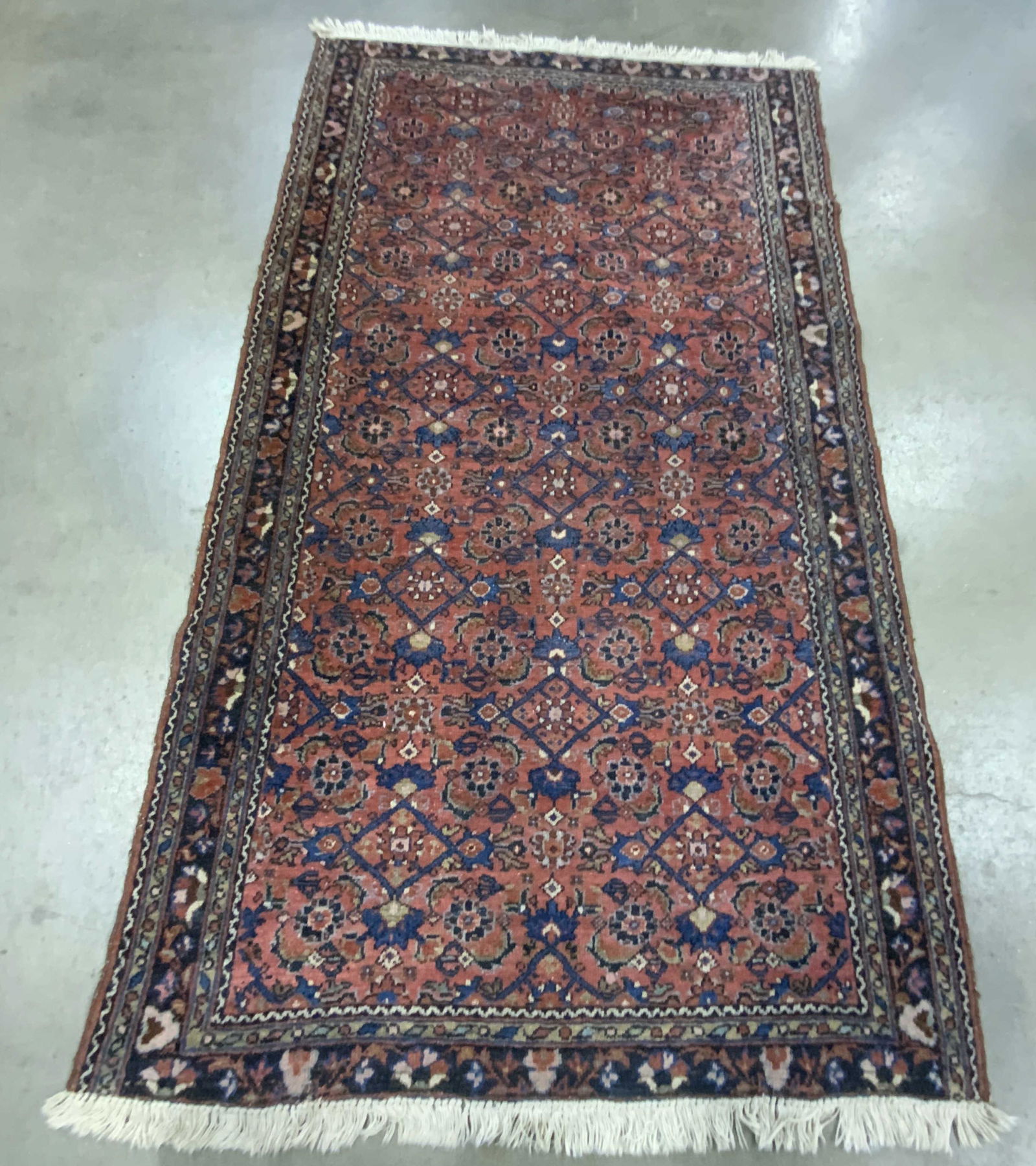 Vintage Persian Fringe Trim Rug (1 of 9)