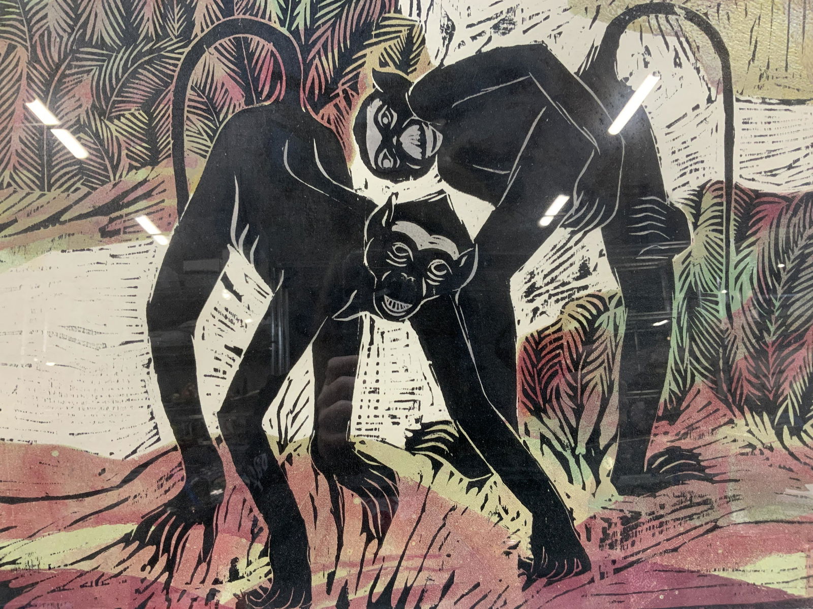 Signed Monkey PrintMaking Framed Art (1 of 10)