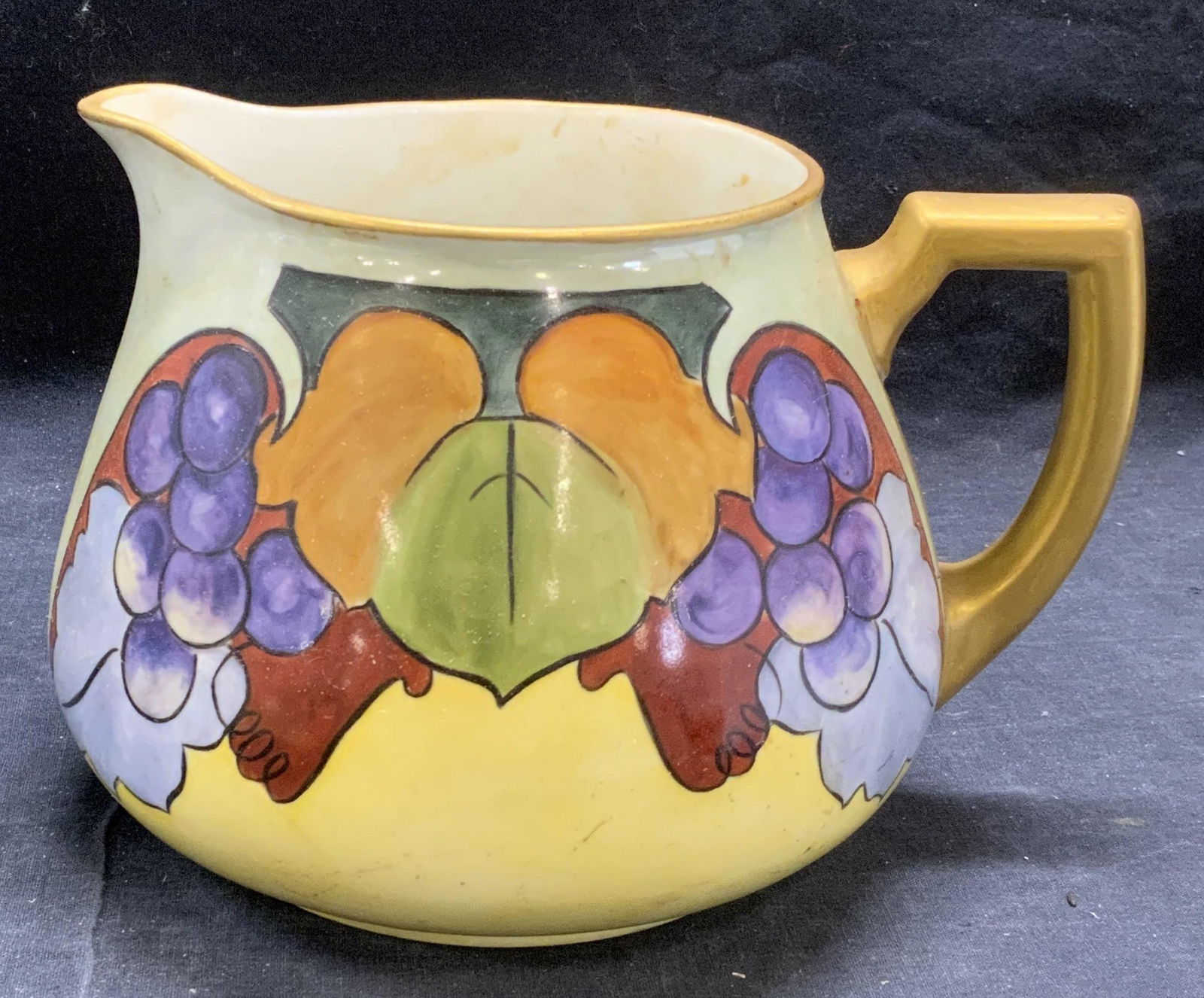 Vintage ZS CO Bavaria Gilt Porcelain Pitcher (1 of 6)