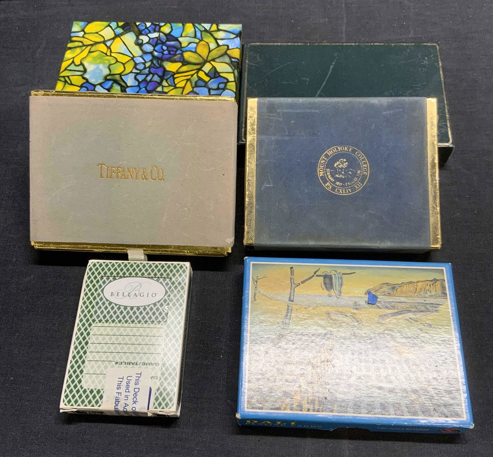 Lot 7 Playing Cards, Tiffany, Dalí, Hibel, More (1 of 7)