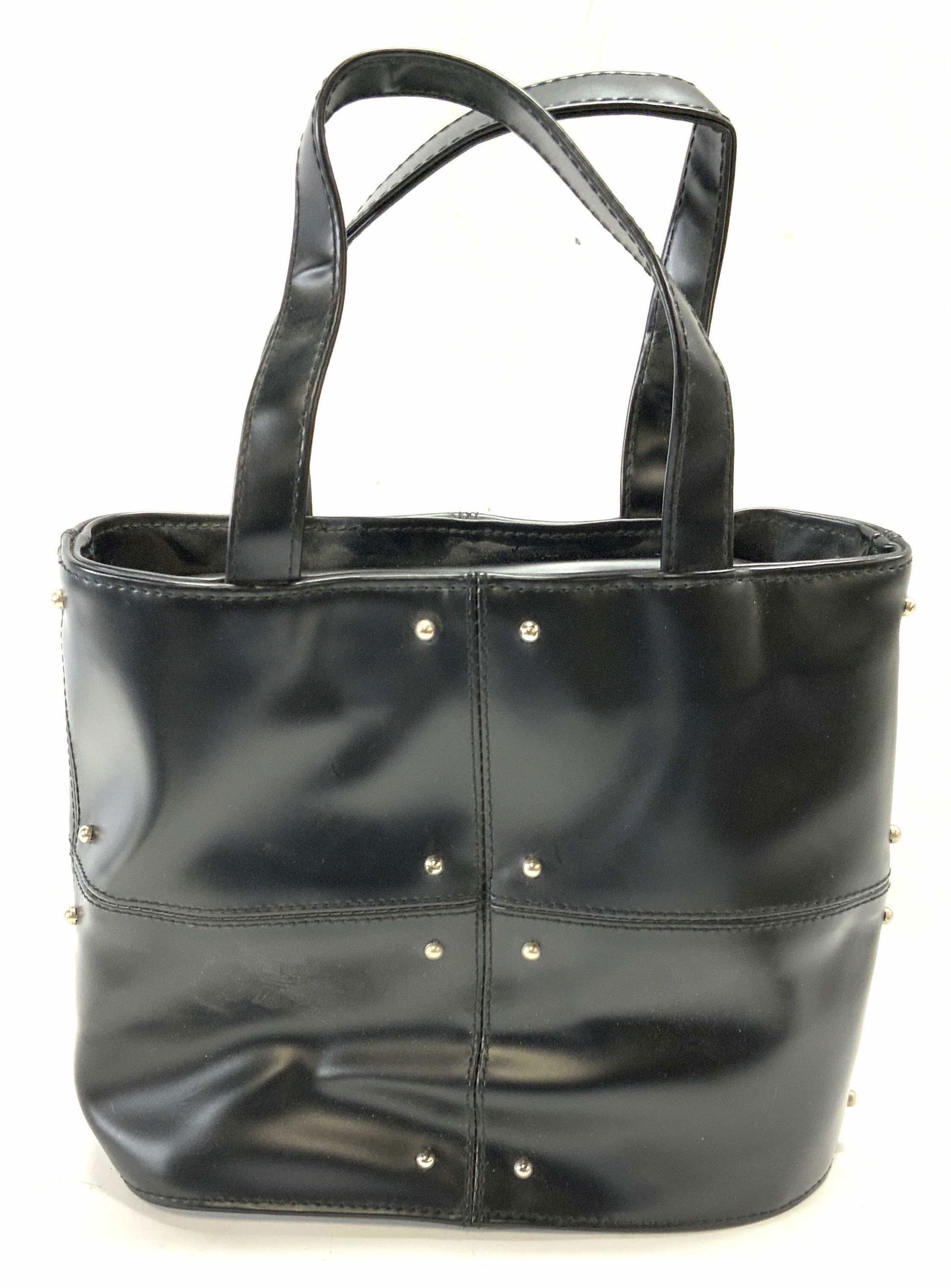 Black Stud Detail Convertible Handbag (1 of 4)