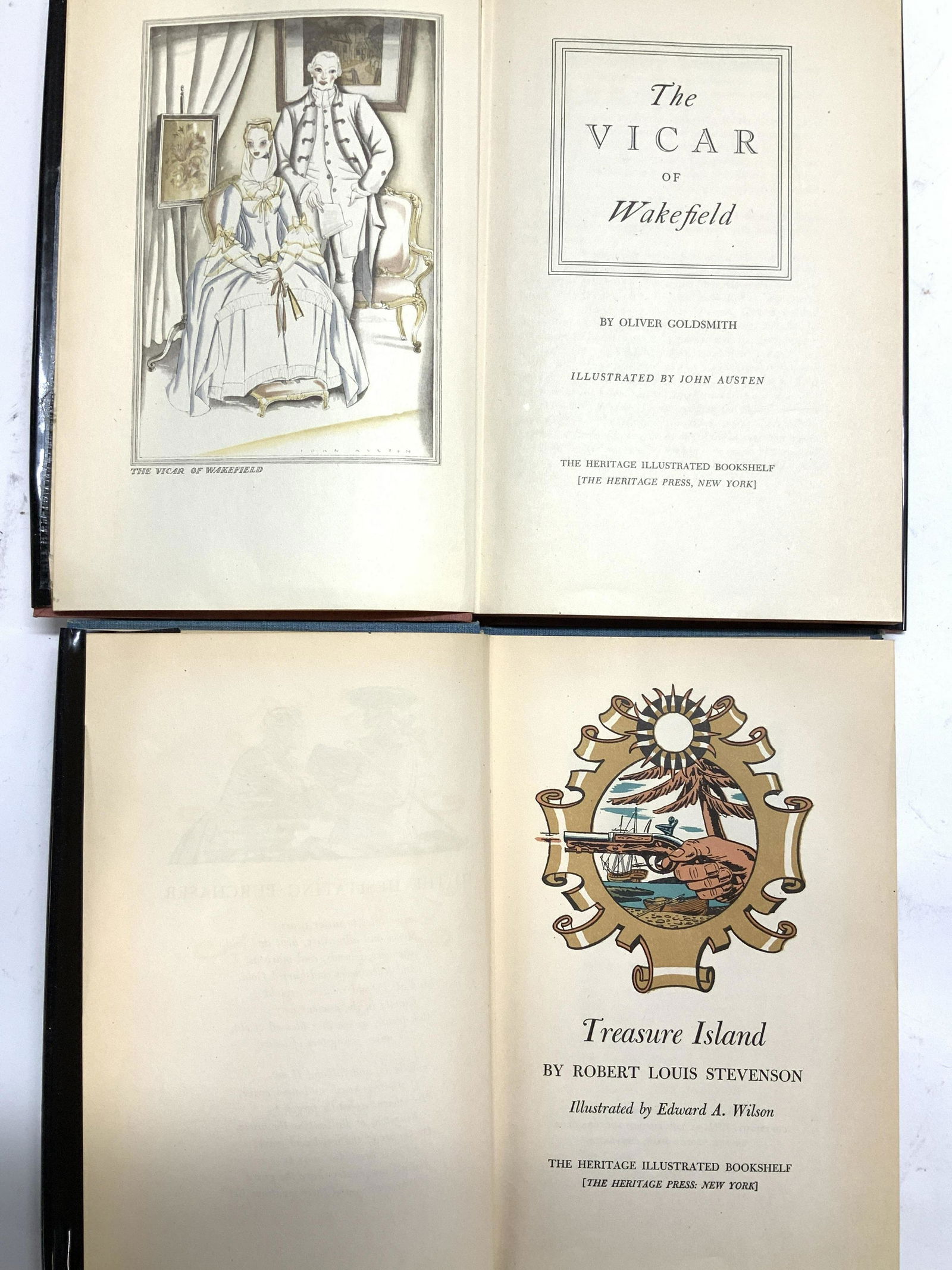 Vtg Novels Treasure Island, Vicar of Wakefield (1 of 7)