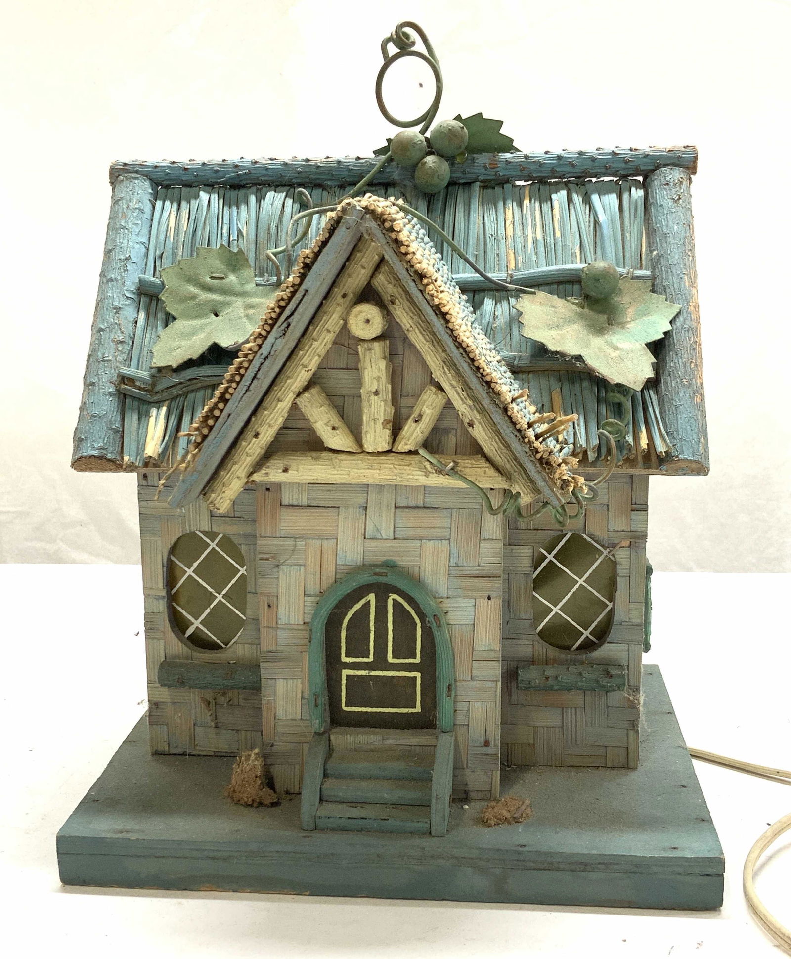 Hand Crafted Artisanal Side Table House Light (1 of 8)