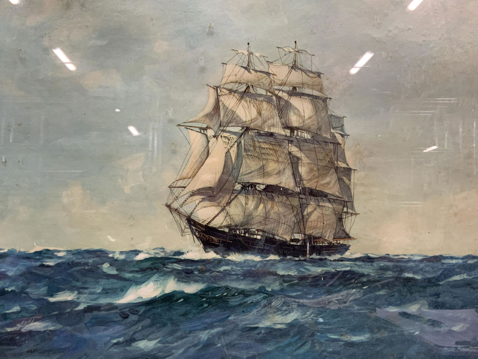 Flying Cloud Maritime Litho, Hugh Knollys (1 of 11)