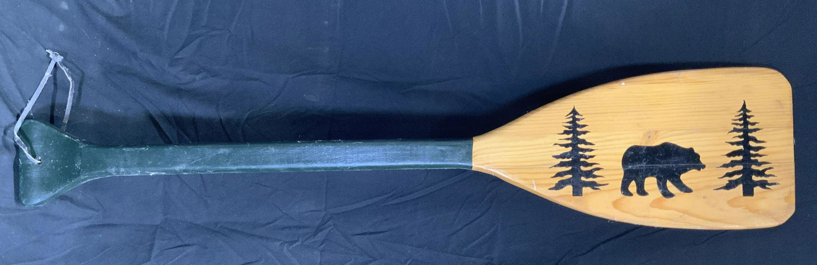 Vintage Carved Wooden Decorative Oar Paddle (1 of 6)