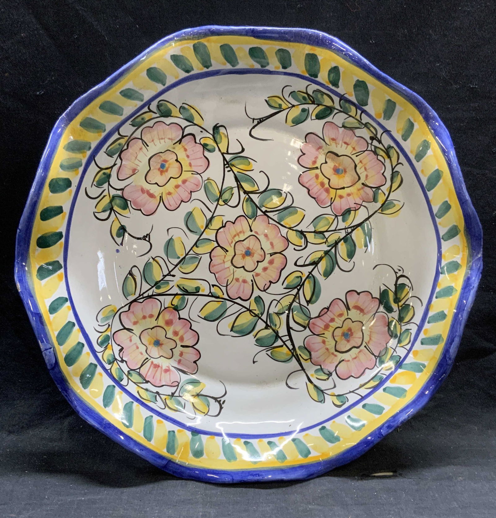 Floral Ceramic Centerpiece Bowl (1 of 6)