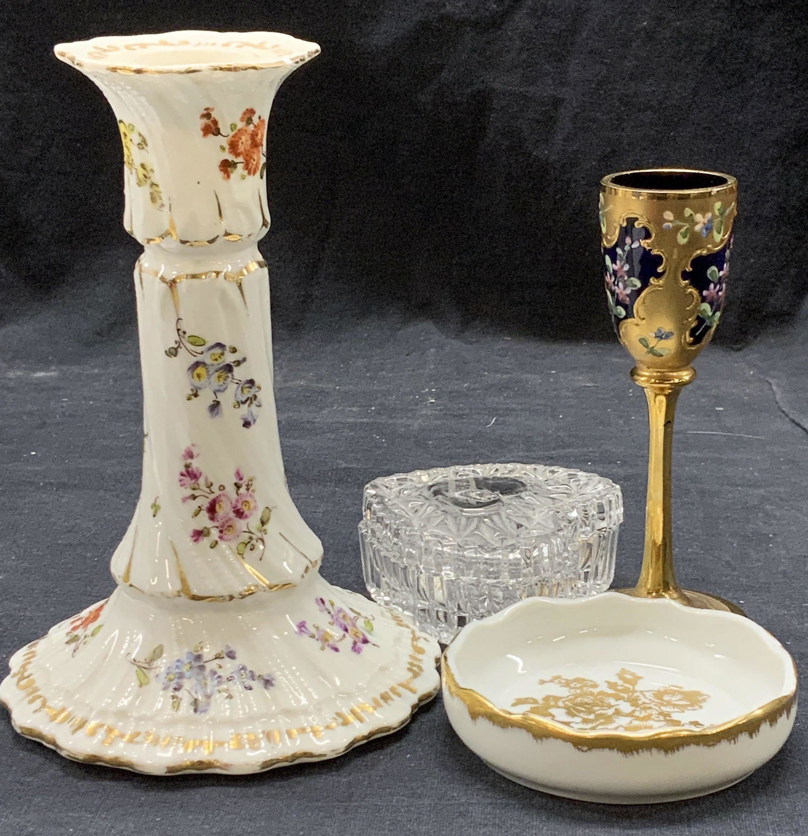 MR France Candlestick, Gilt Bohemian Cordial, 4 (1 of 9)