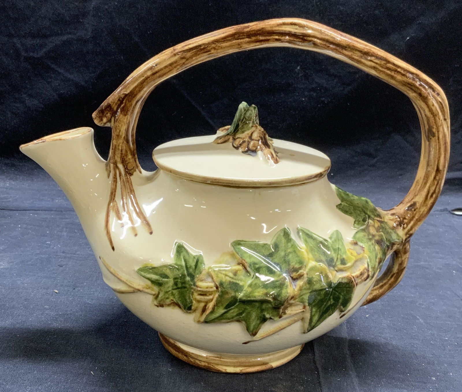 Vintage MCCOY Pottery Botanical Teapot (1 of 6)