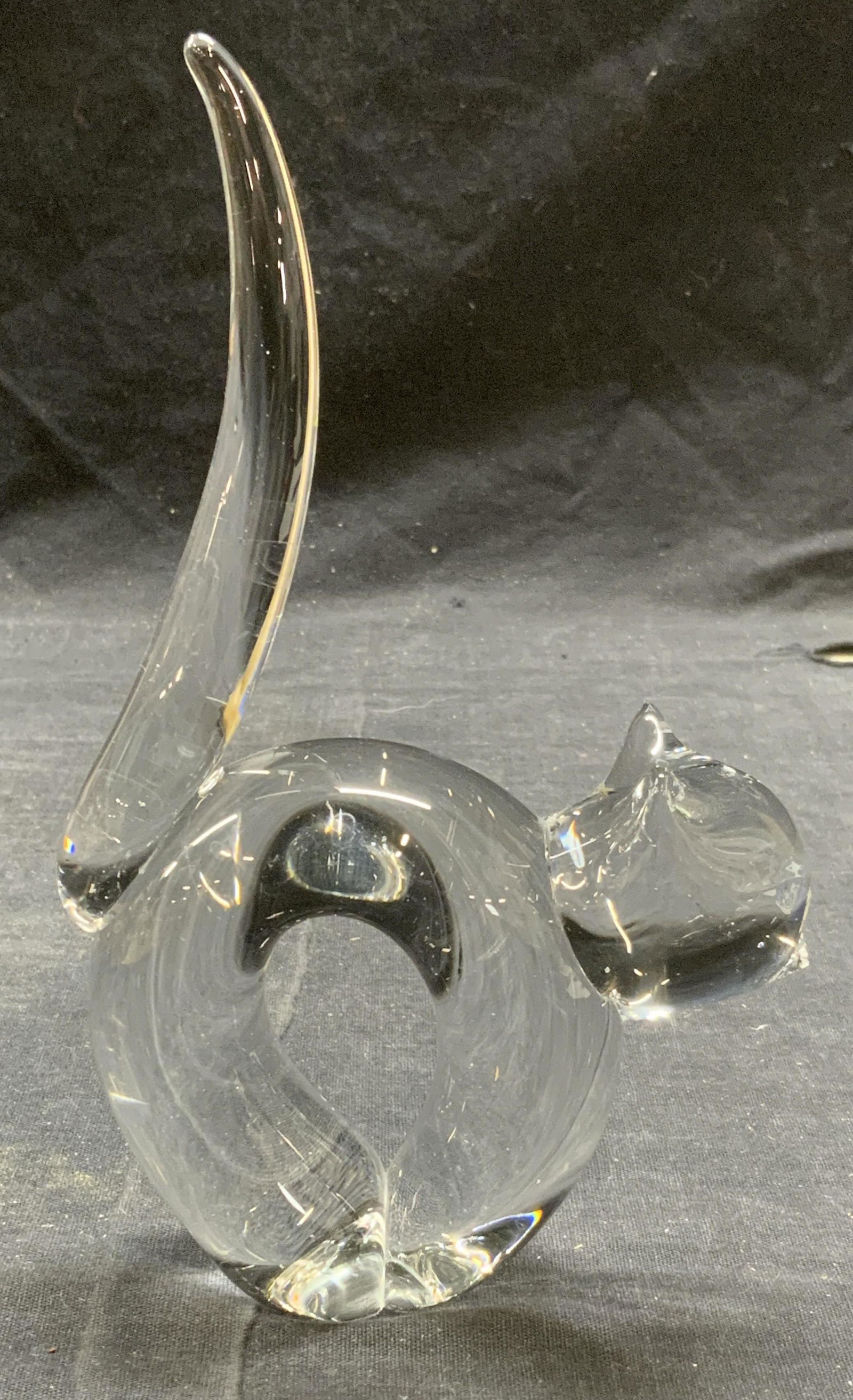 Art Glass Cat Figurine (1 of 6)