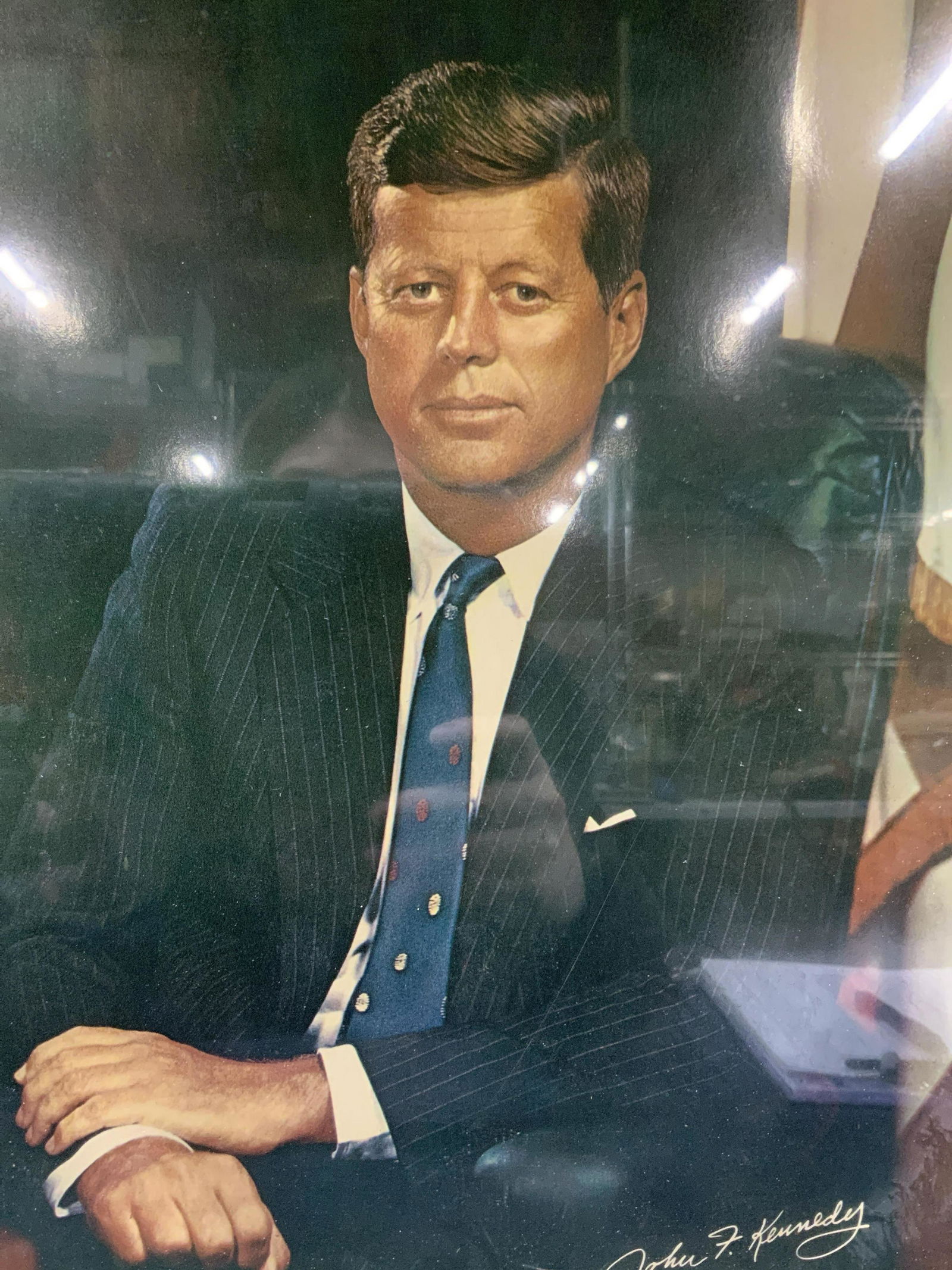 President John F. Kennedy Photo Lithograph (1 of 8)