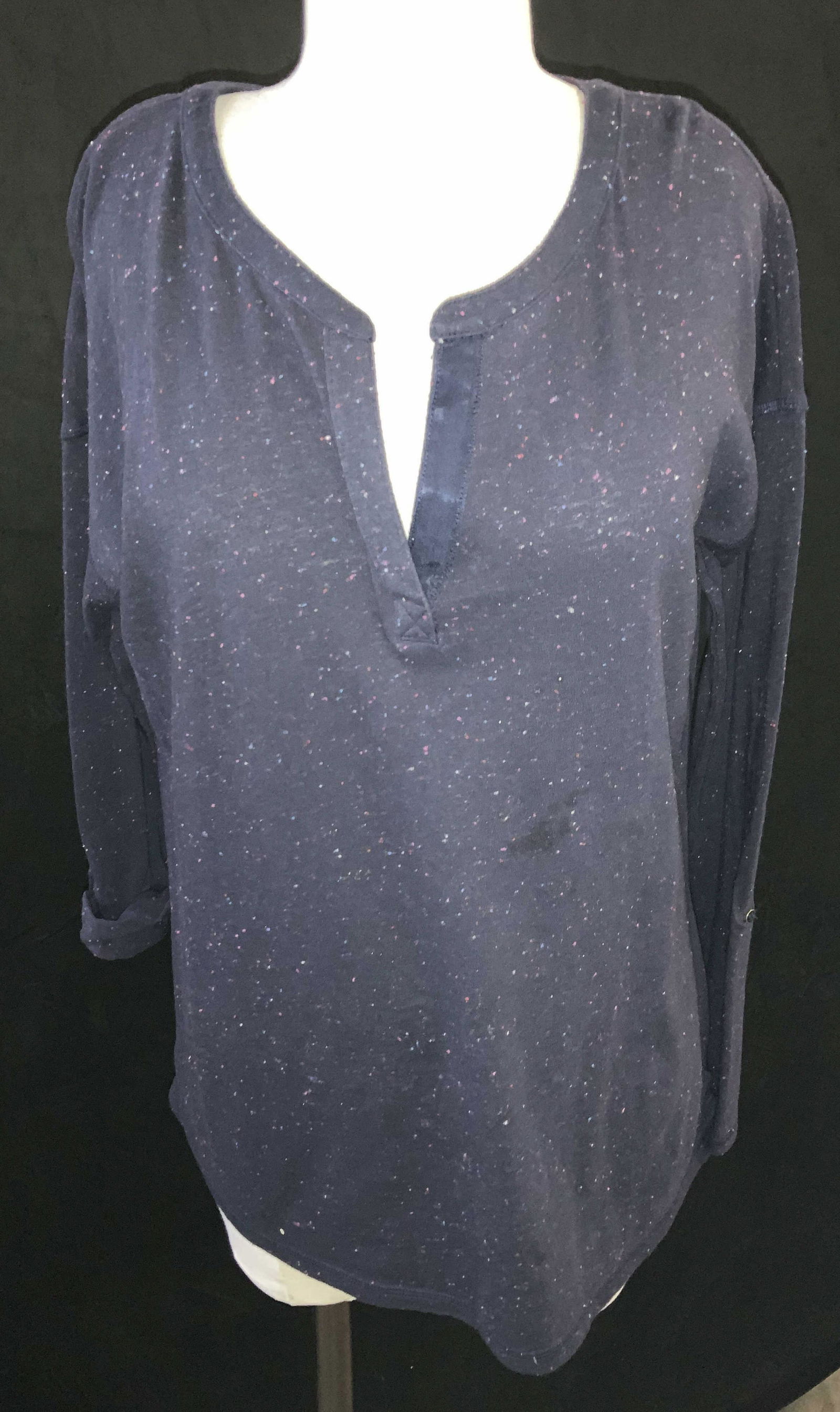 T bybTALBOTS Navy Blue Cotton Shirt (1 of 6)