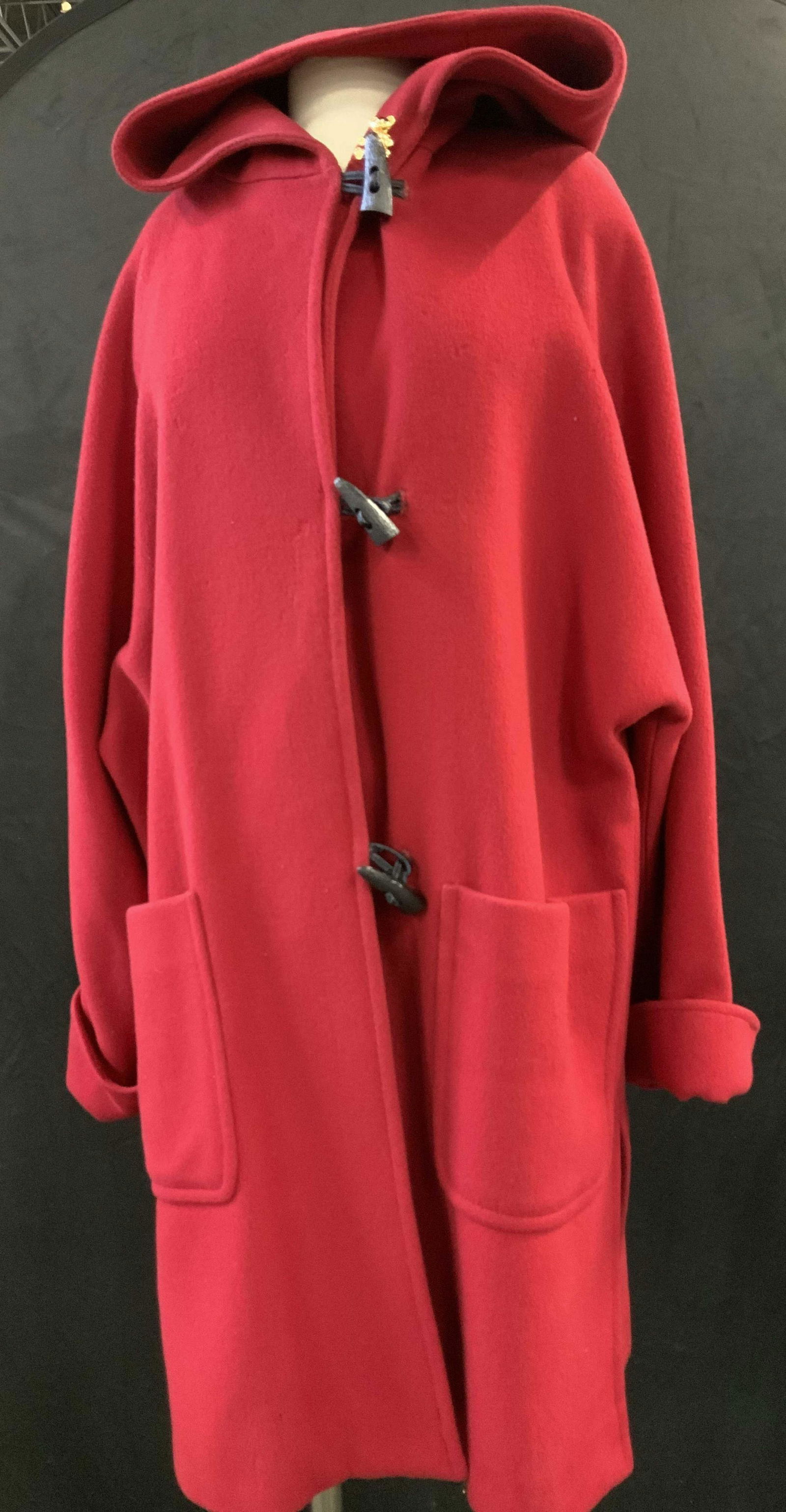 KASPER WINTER WOOL COAT W HOOD, USA (1 of 8)