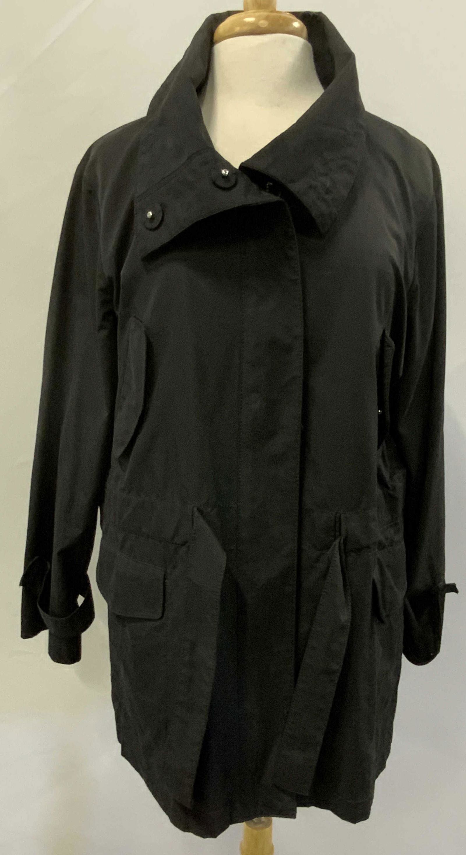TALBOTS Black Cotton Blend Jacket (1 of 6)