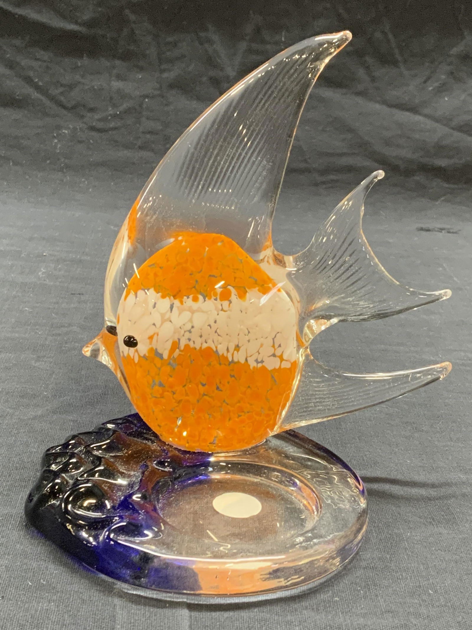 PARTYLITE Art Glass Angel Fish Tea Light Holder (1 of 6)
