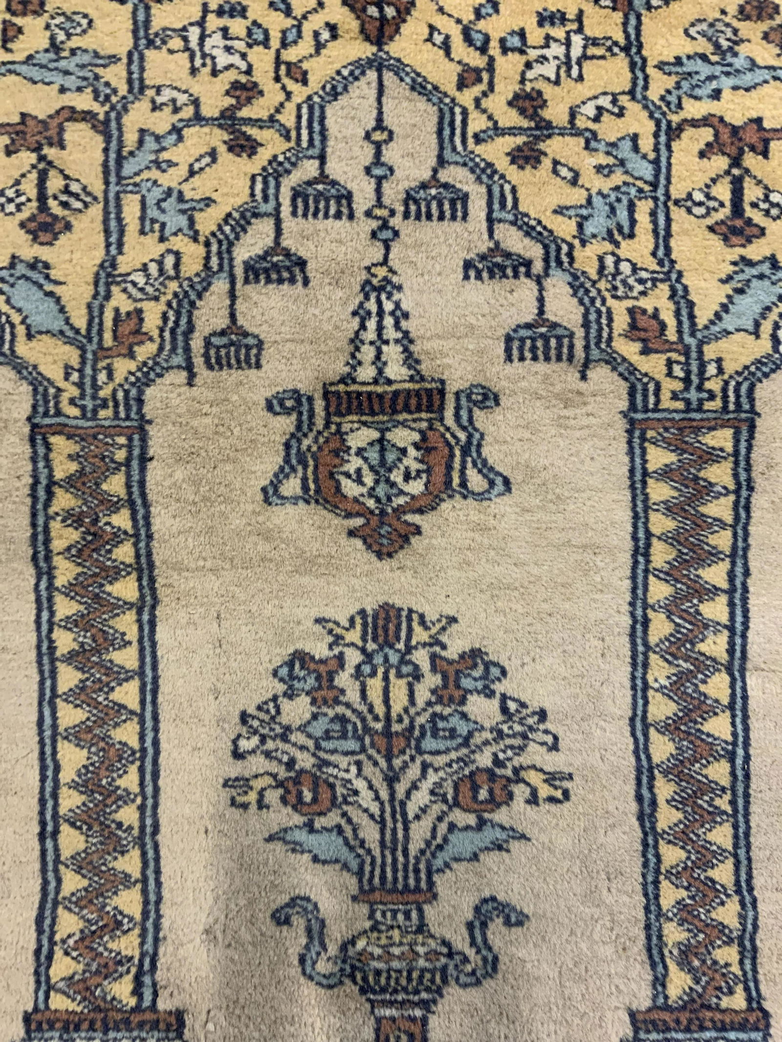 Antique Handmade Persian Wool Prayer Rug (1 of 7)