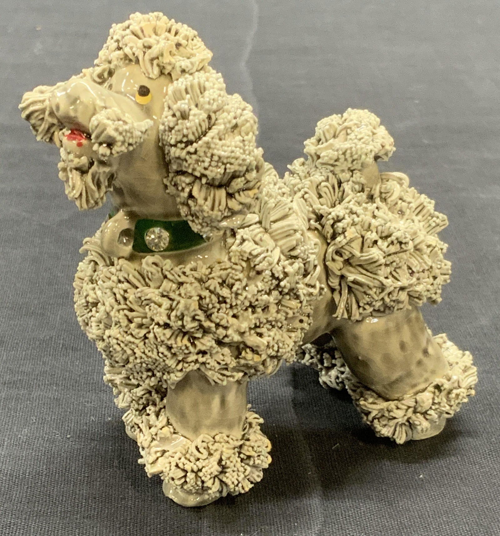 Grey Ceramic Spaghetti Poodle Figurine (1 of 6)